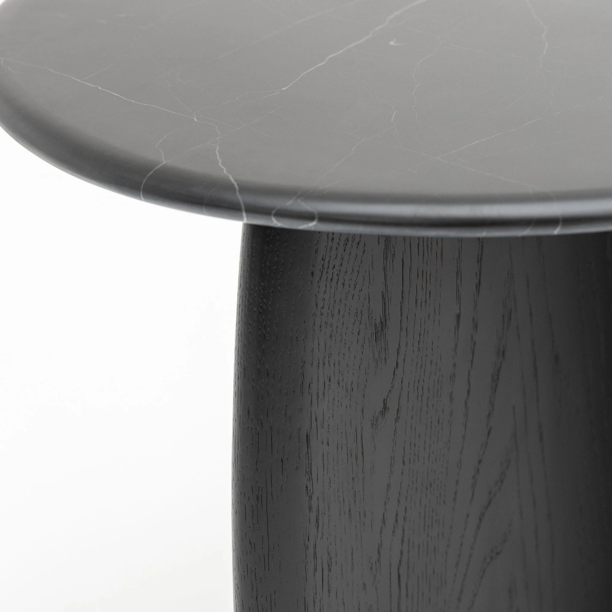 Eden Side Table - Black Oak & Nero Marquina - Image 8