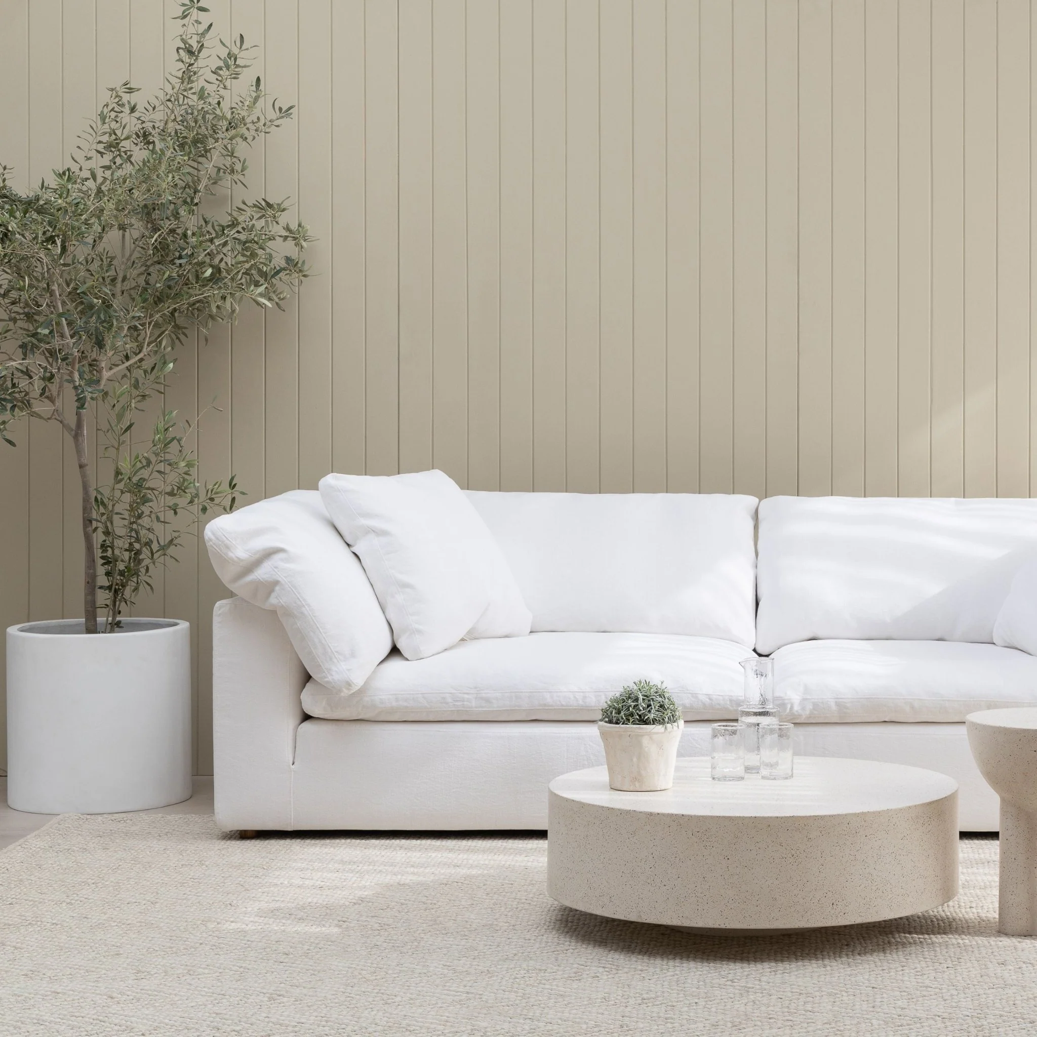 Elle Cylinder Planter - Chalk - Image 6