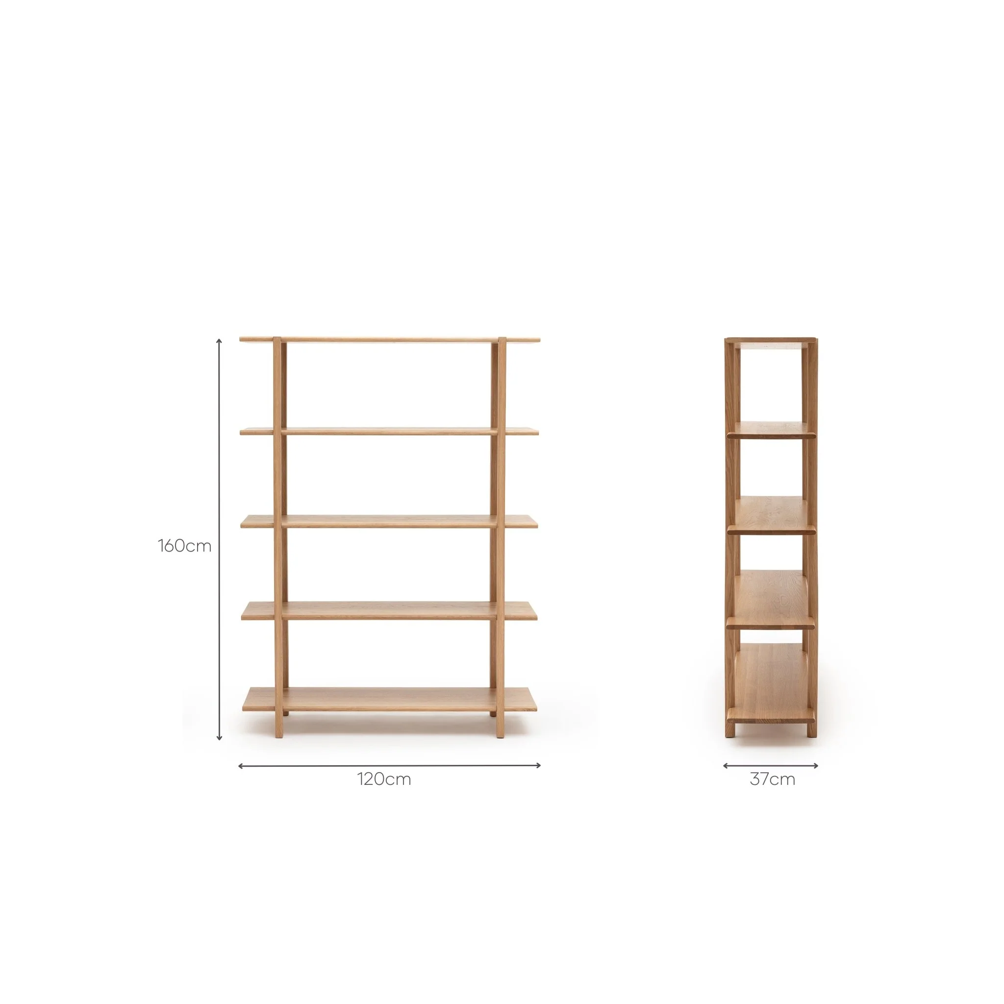 Farnsworth Tall Shelf - Light Oak - Image 13