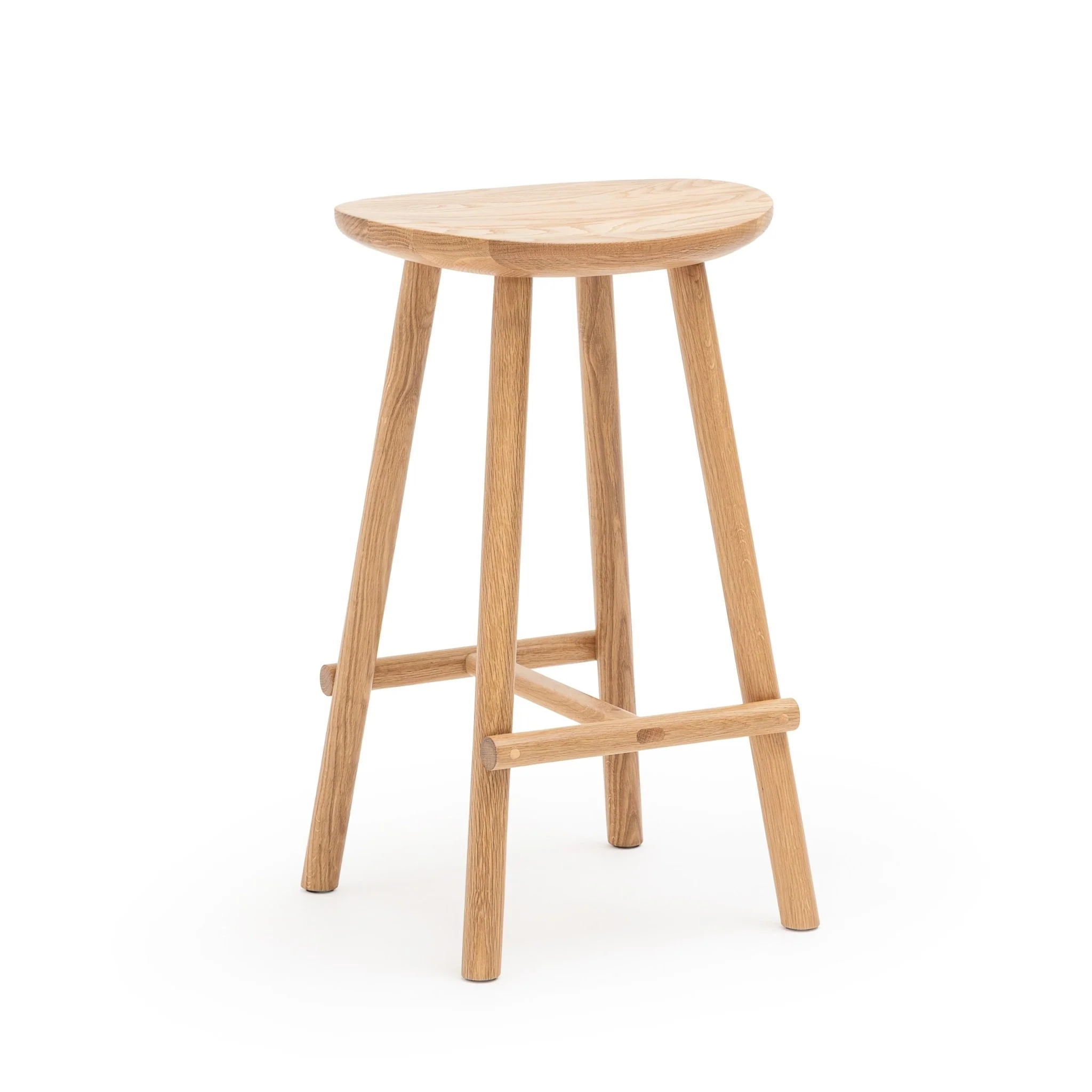 Figura Counter Stool - Light Oak