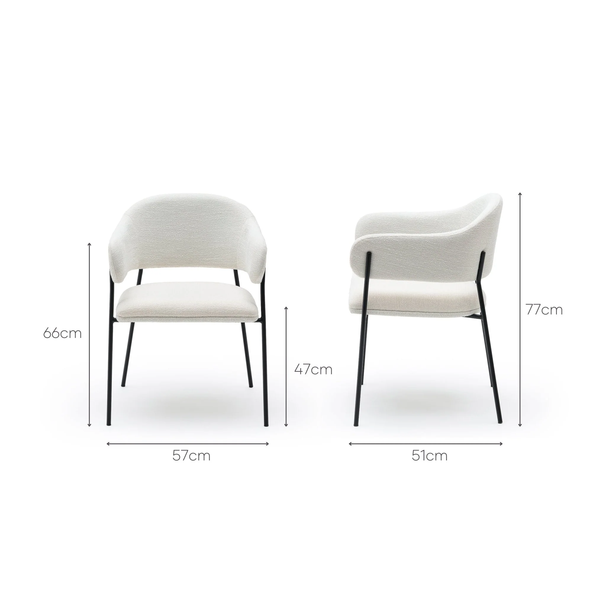 Franco Chair - Ecru - Image 16