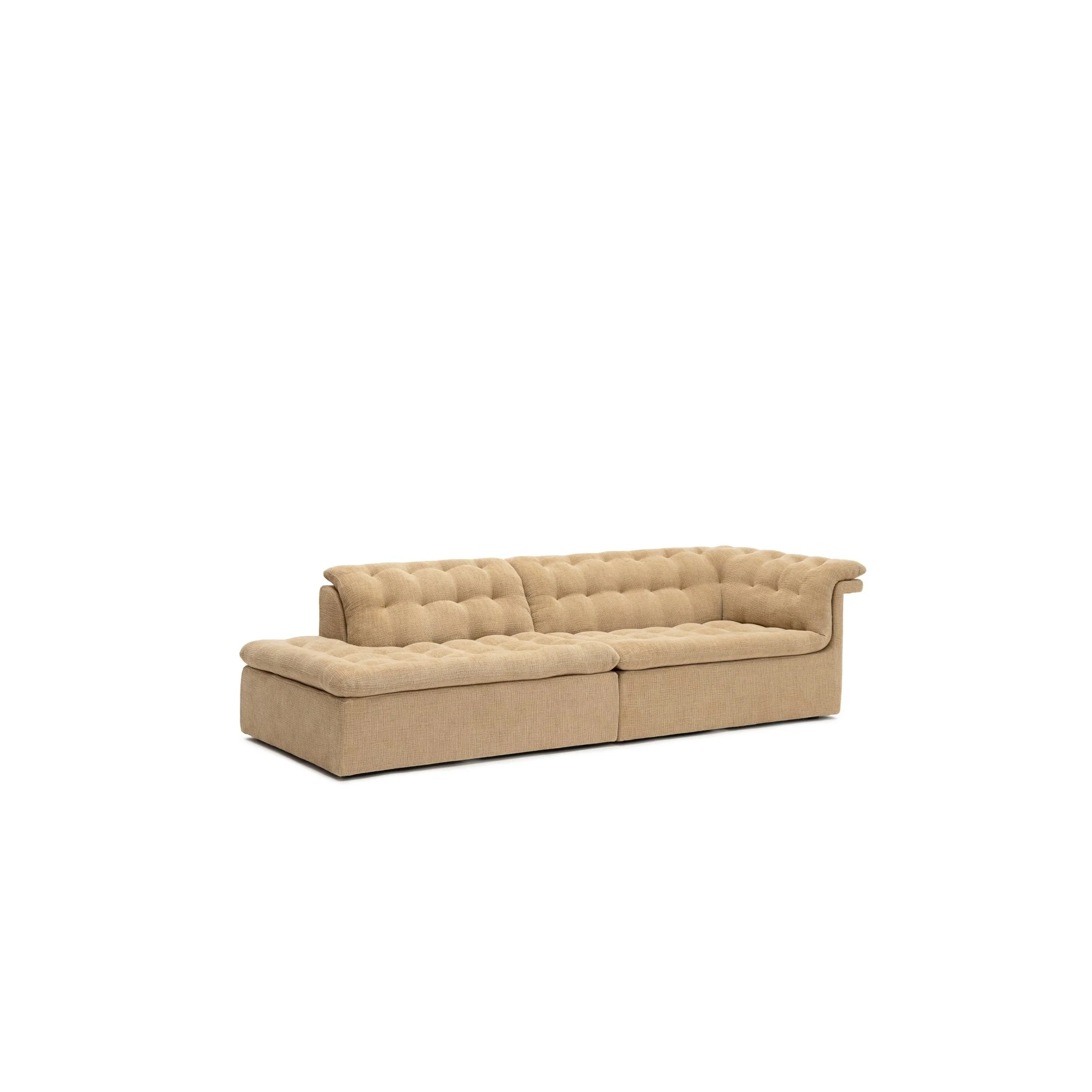Furrow Open End Sofa - Sherpa Toffee - Image 10