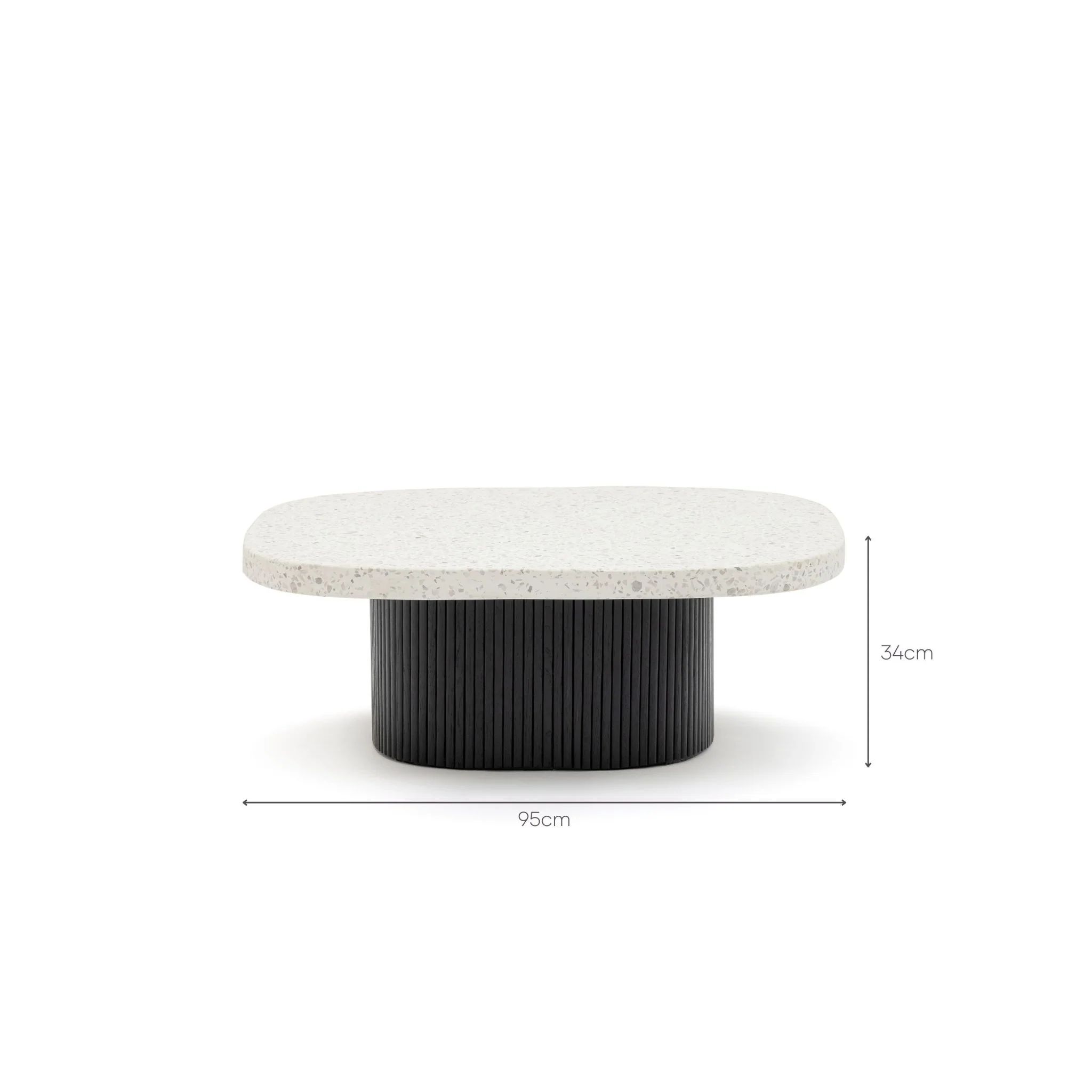 Gion Coffee Table 95 - Black Oak & Nougat - Image 7