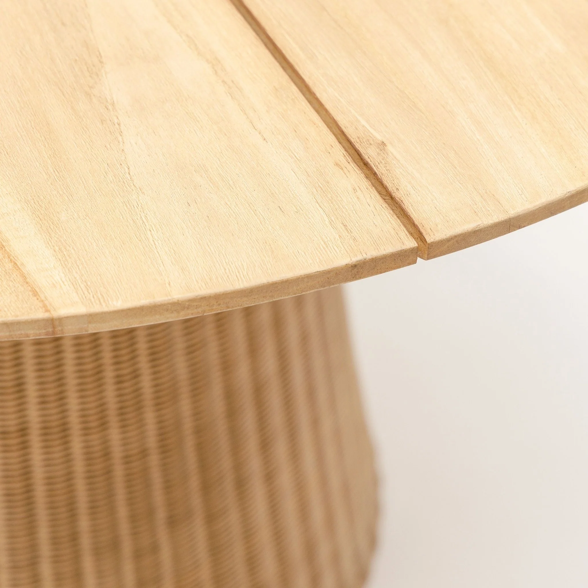 Girona Dining Table - Honey & Natural - Image 5