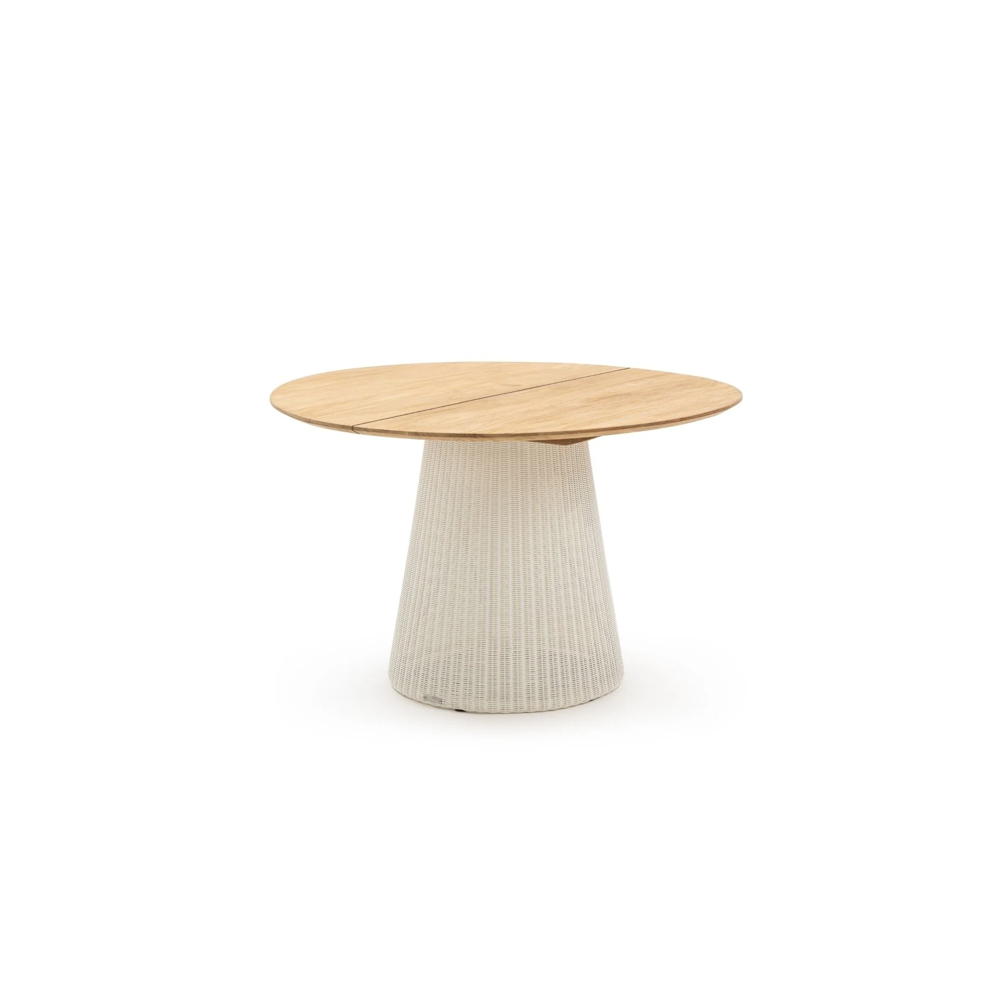 Girona Dining Table - Honey & Stonewhite