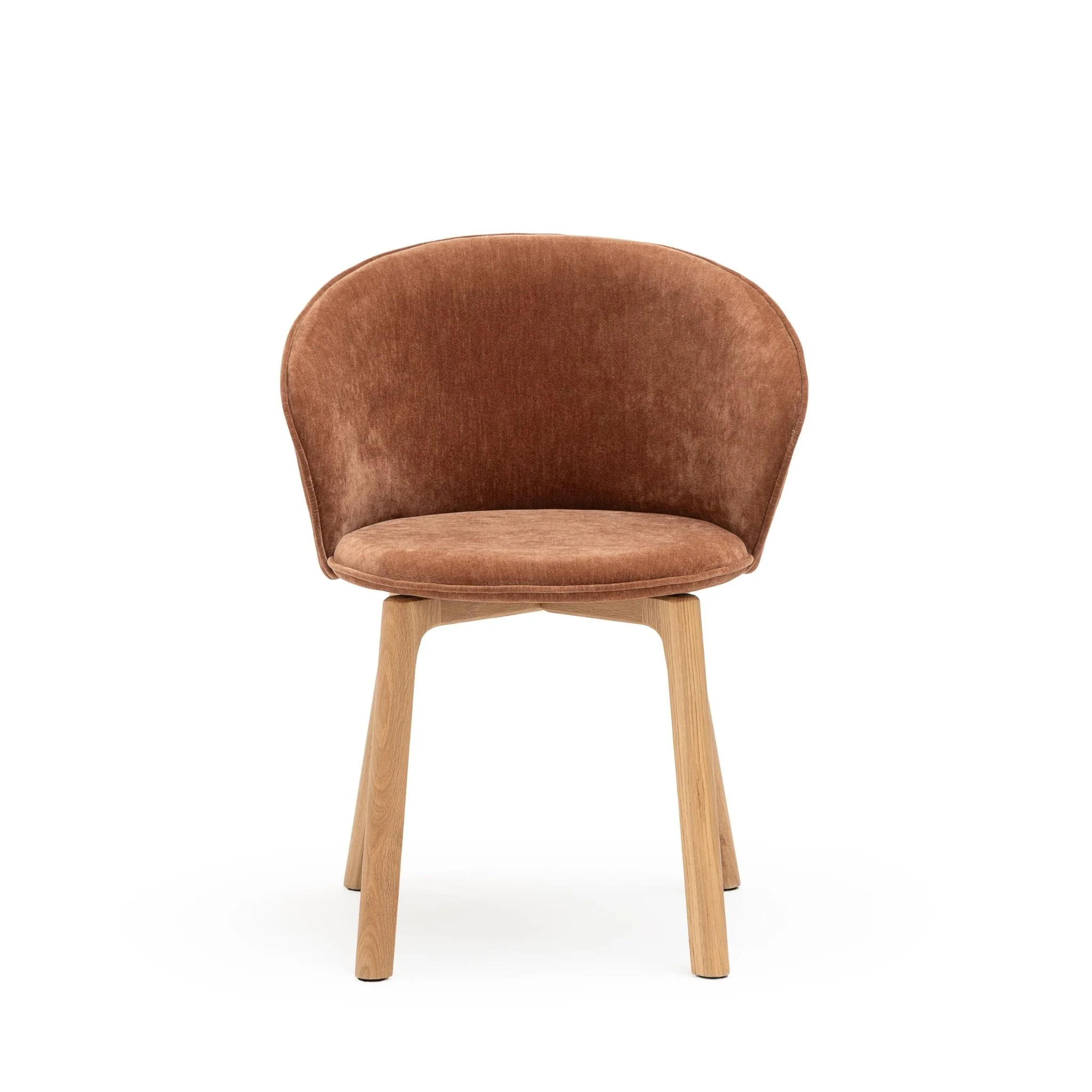 Glide Chair - Light Oak & Canna Caramel - Image 2