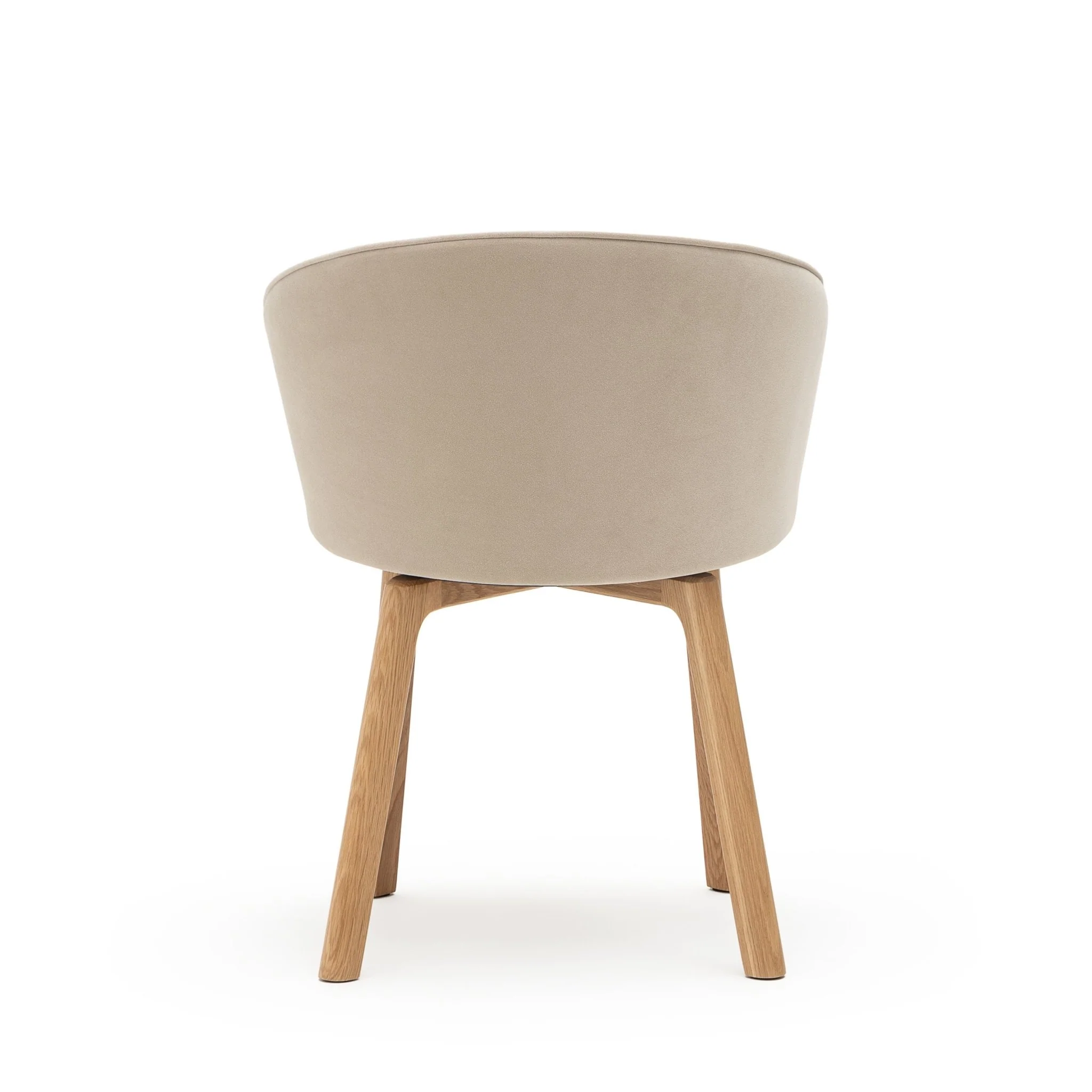 Glide Chair - Light Oak & Ecru - Image 4