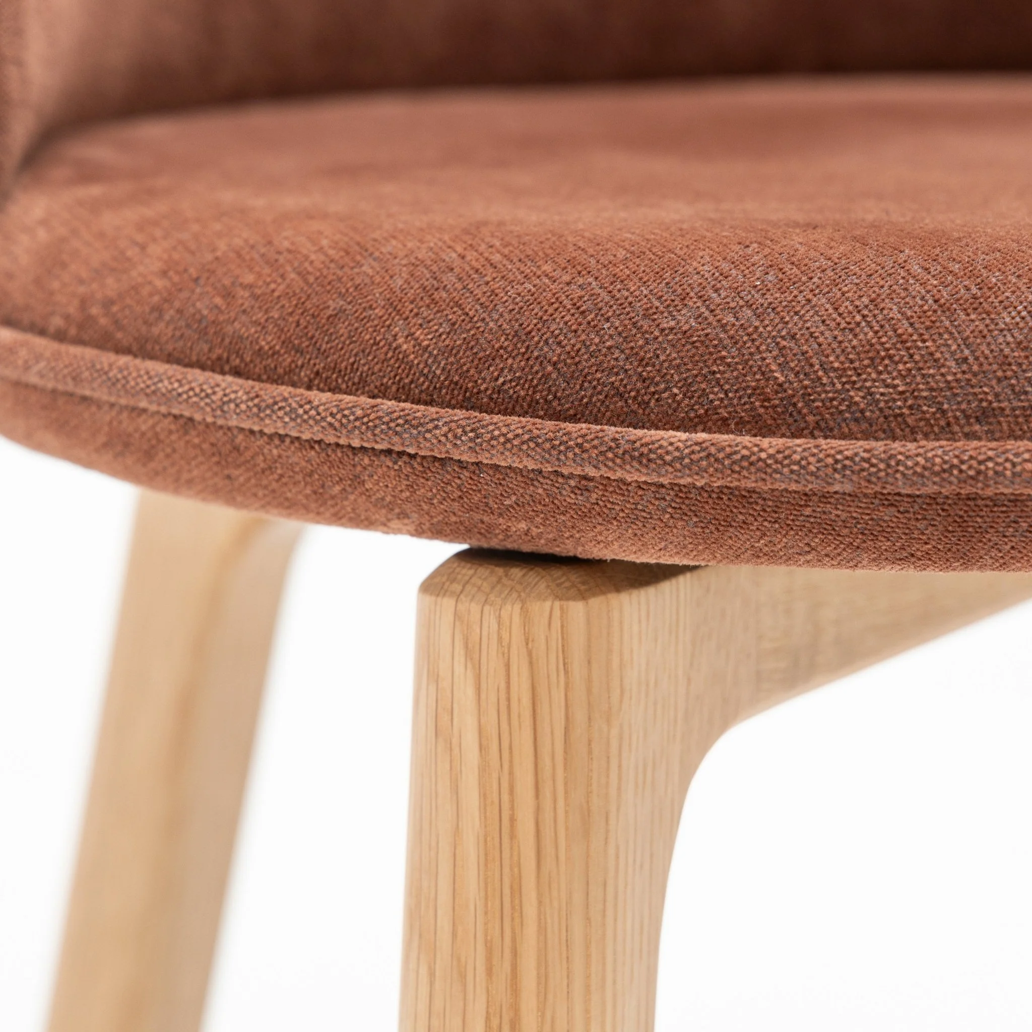 Glide Chair - Light Oak & Russet - Image 10