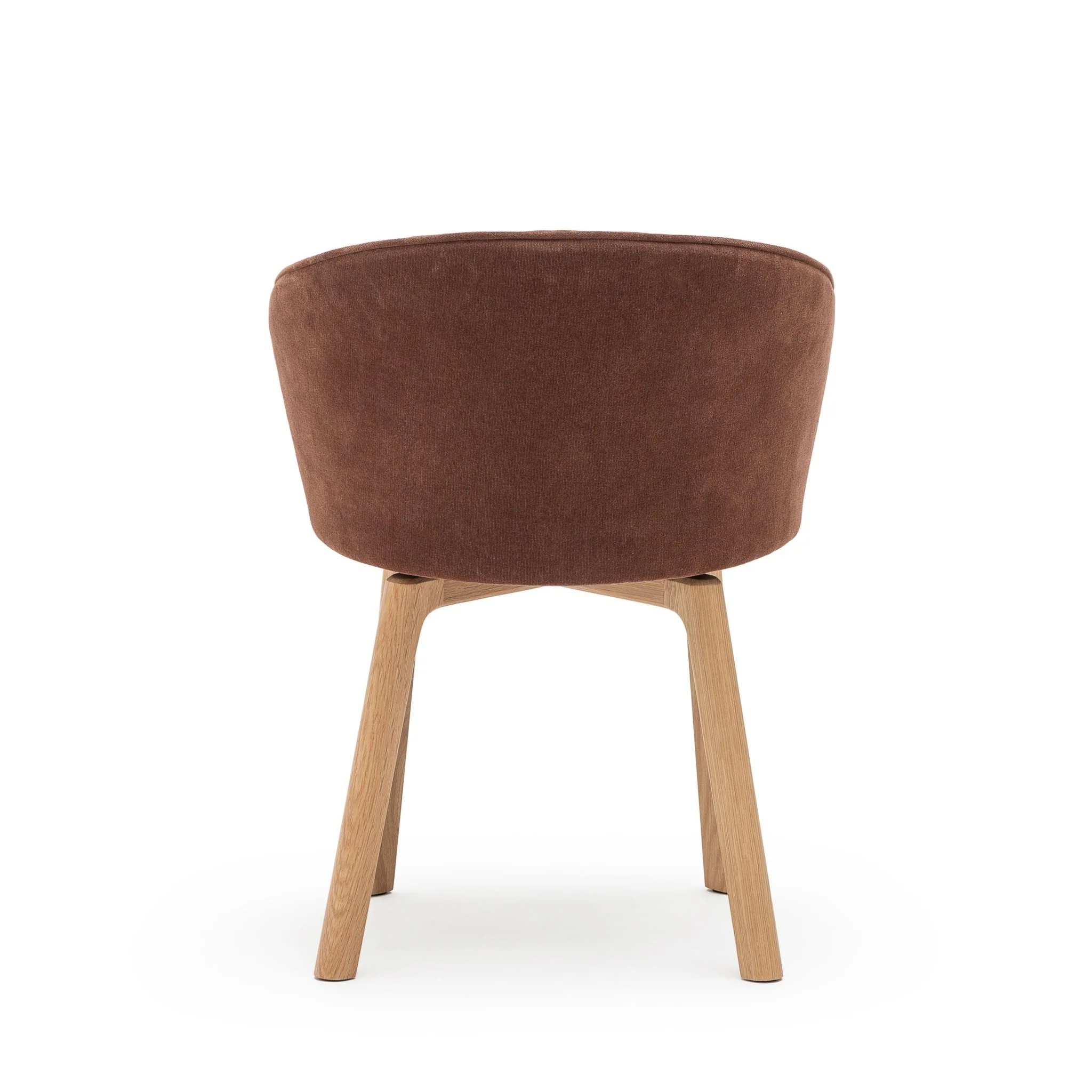 Glide Chair - Light Oak & Russet - Image 4