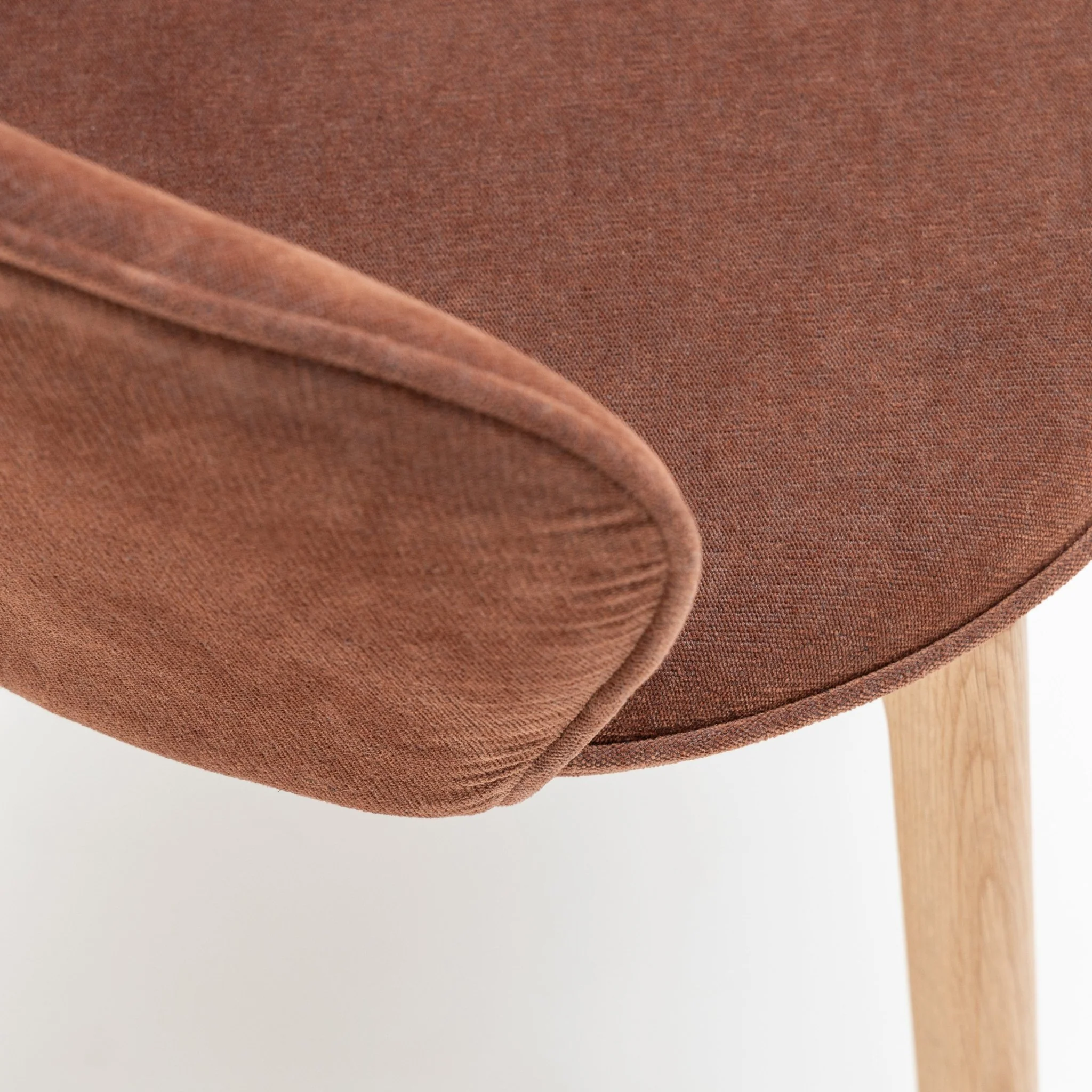 Glide Chair - Light Oak & Russet - Image 9