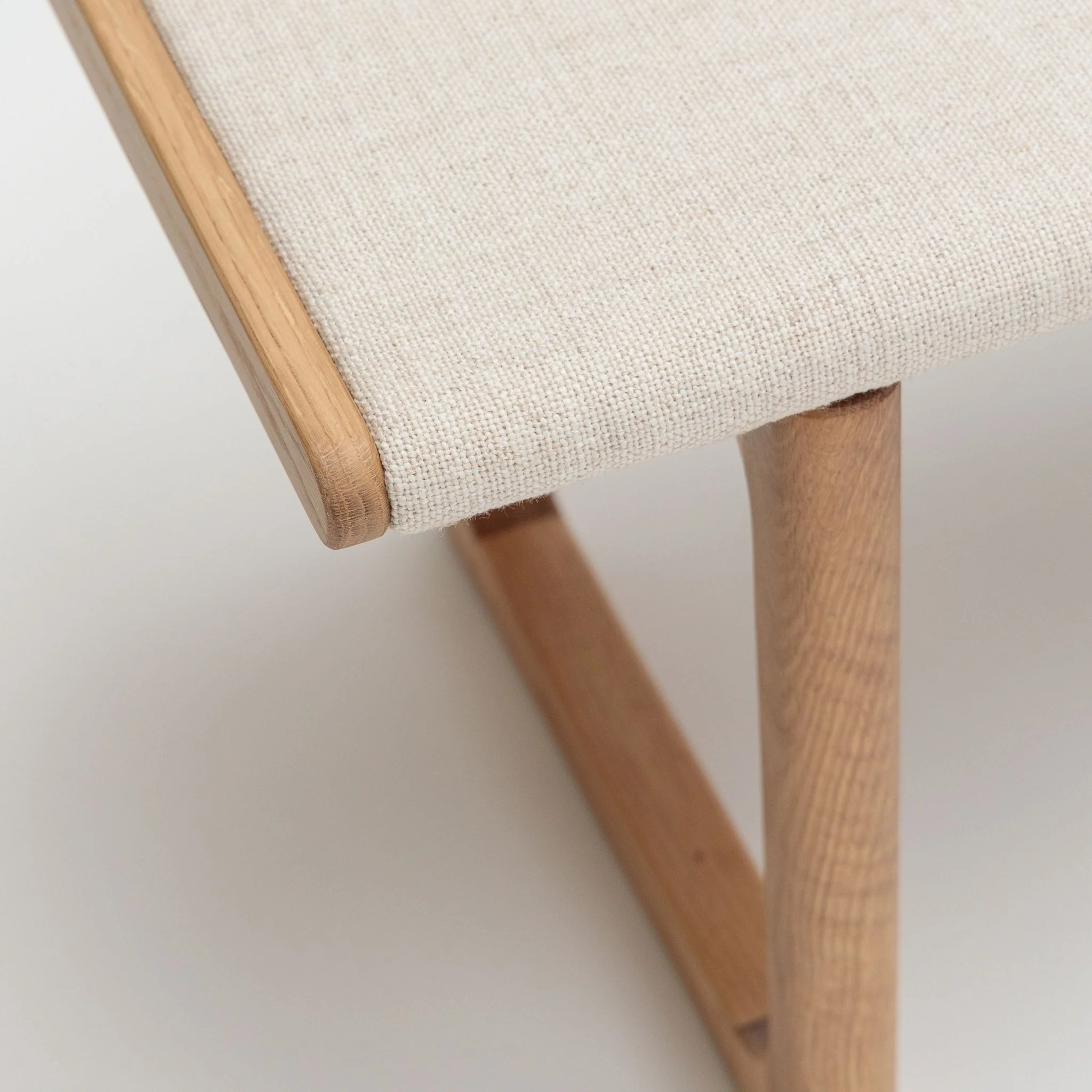 Hover Bench - Light Oak & Oatmeal - Image 5