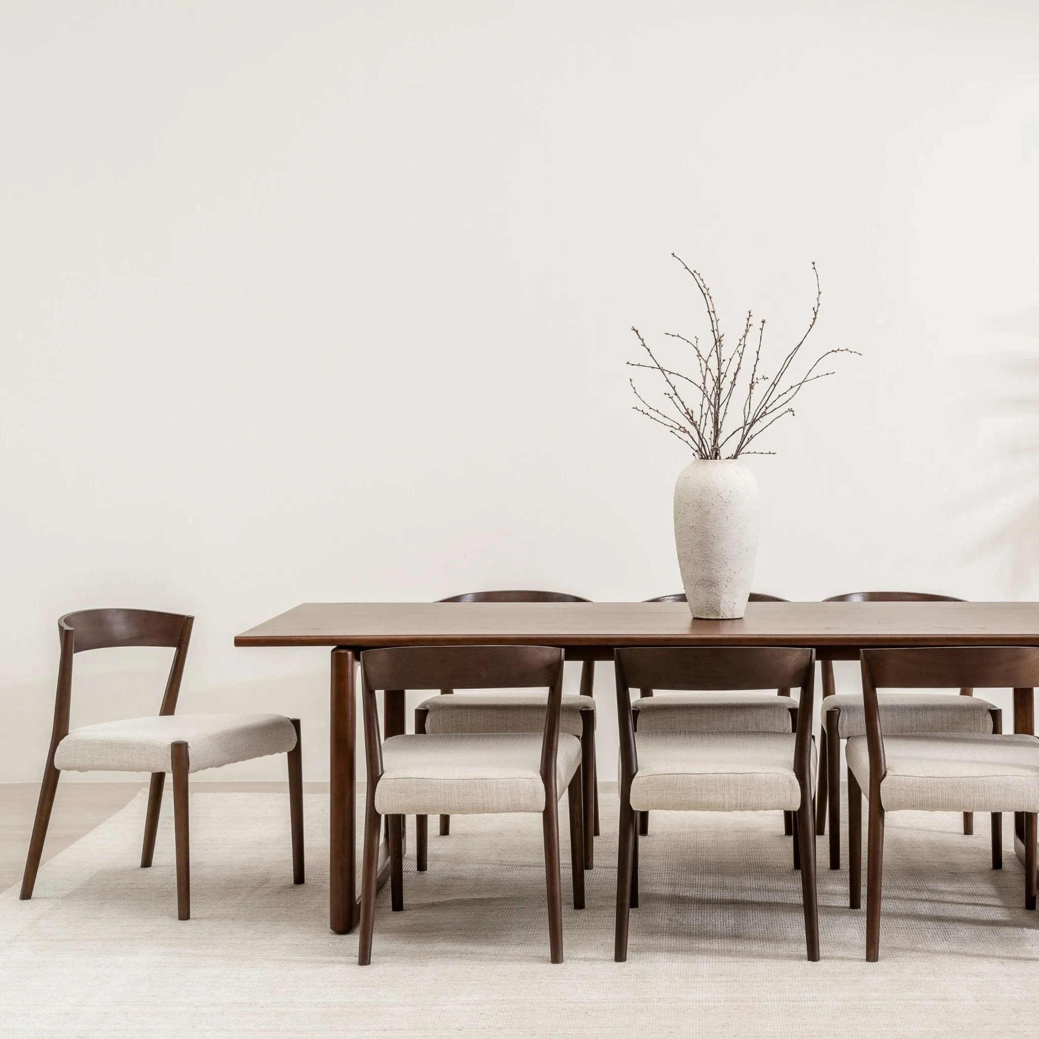 Hover Dining Table - Espresso Oak - Image 2