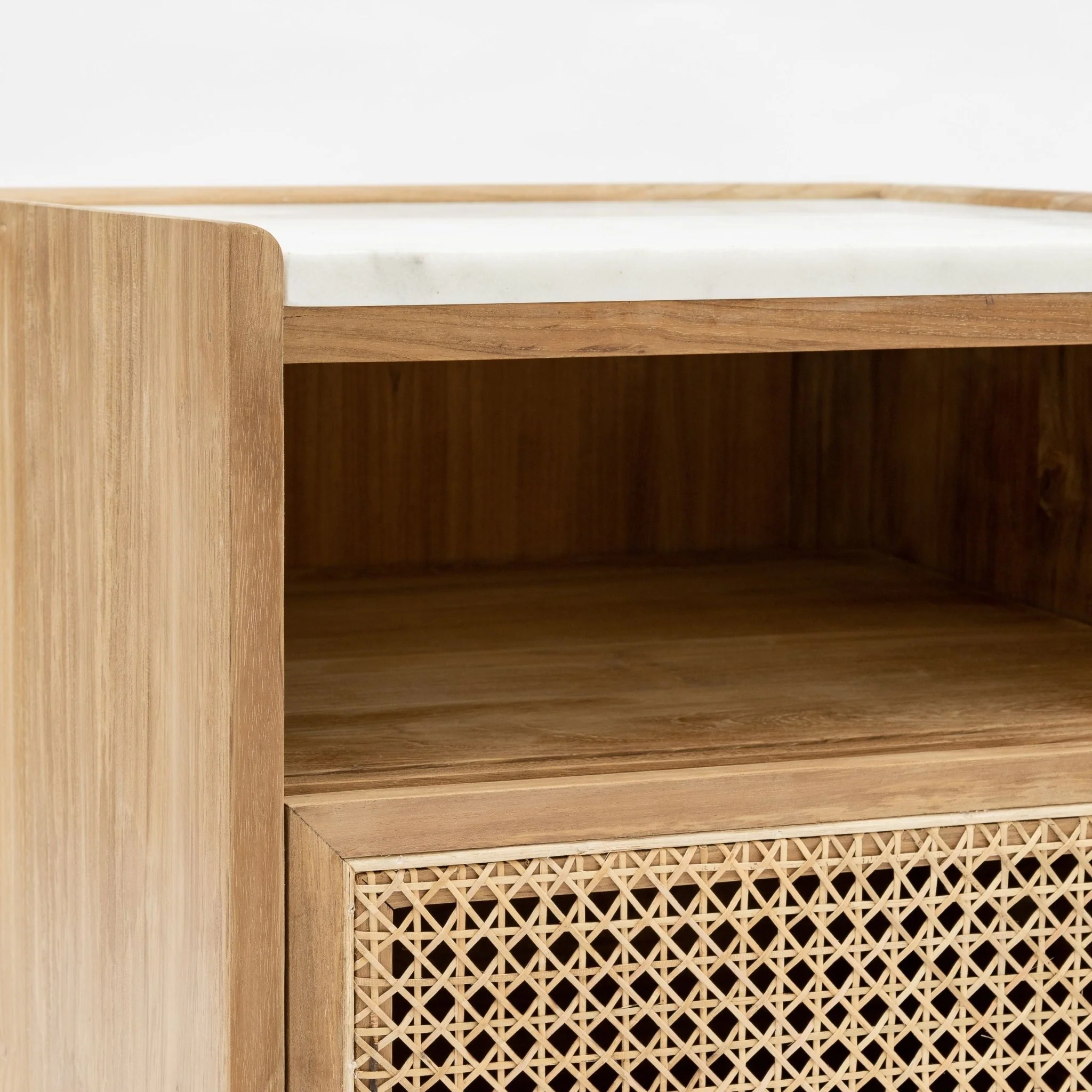 Huxley Bedside Table - Natural - Image 10