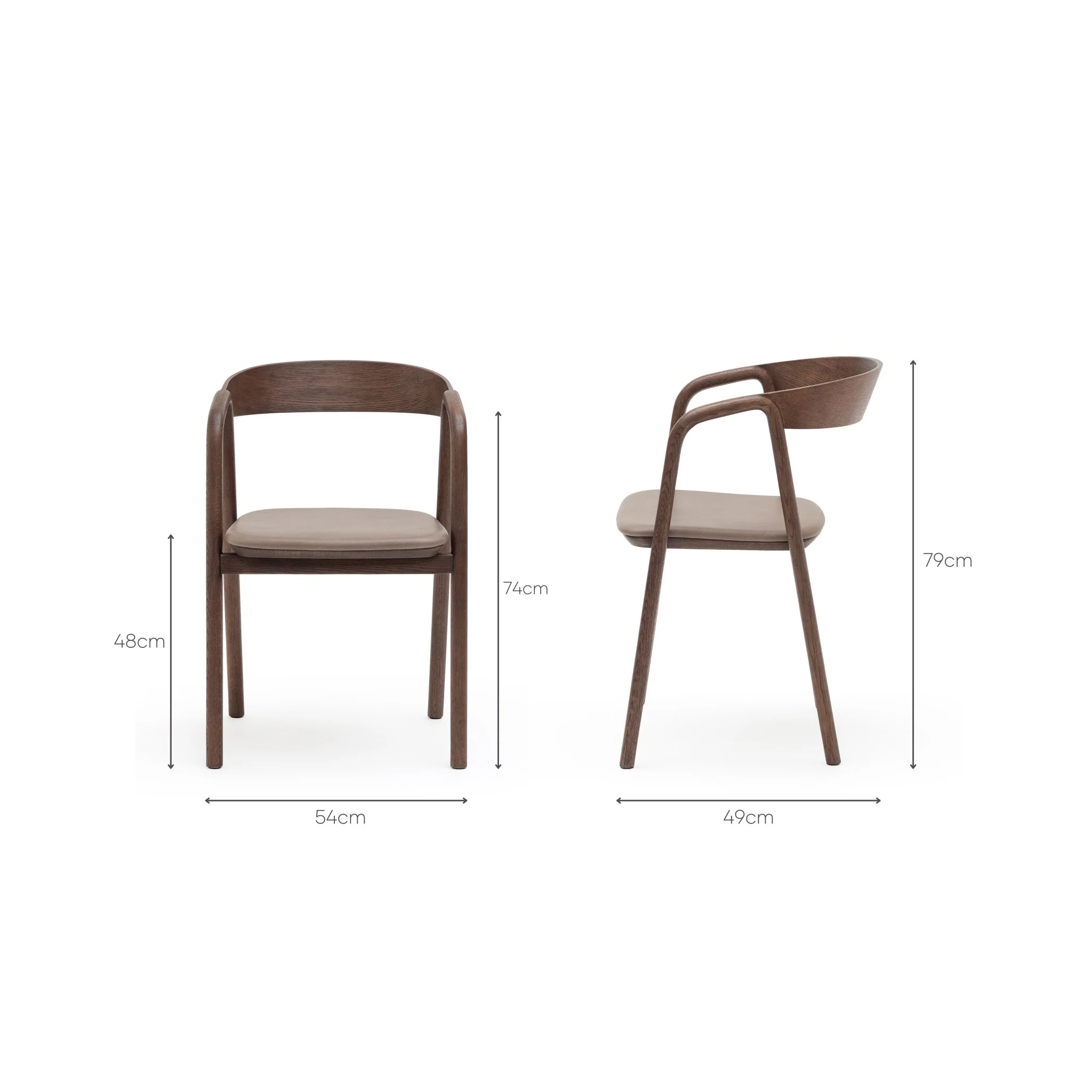 Inlay Chair - Espresso Oak & Montana Anvil - Image 14