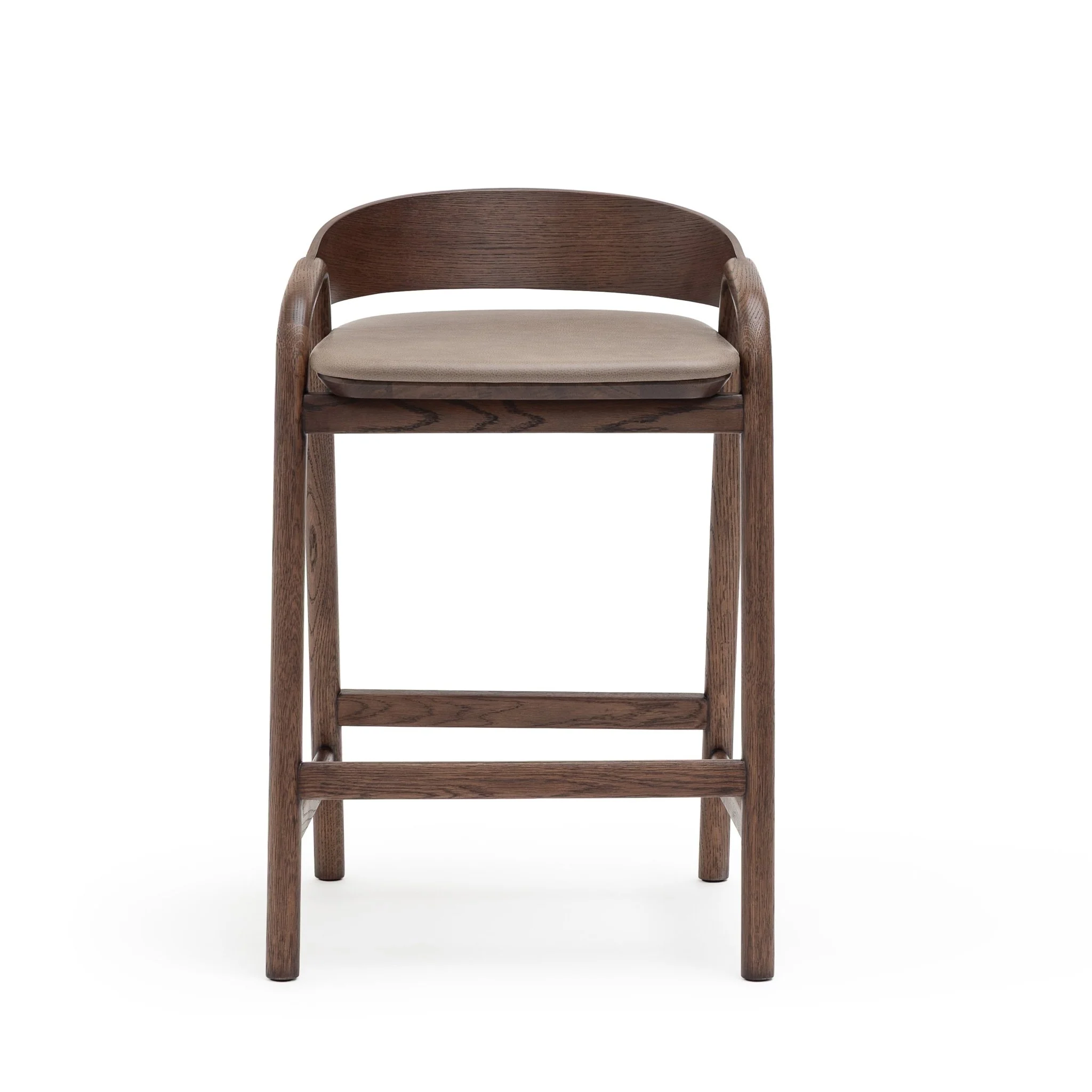 Inlay Counter Chair - Espresso Oak & Montana Anvil - Image 2
