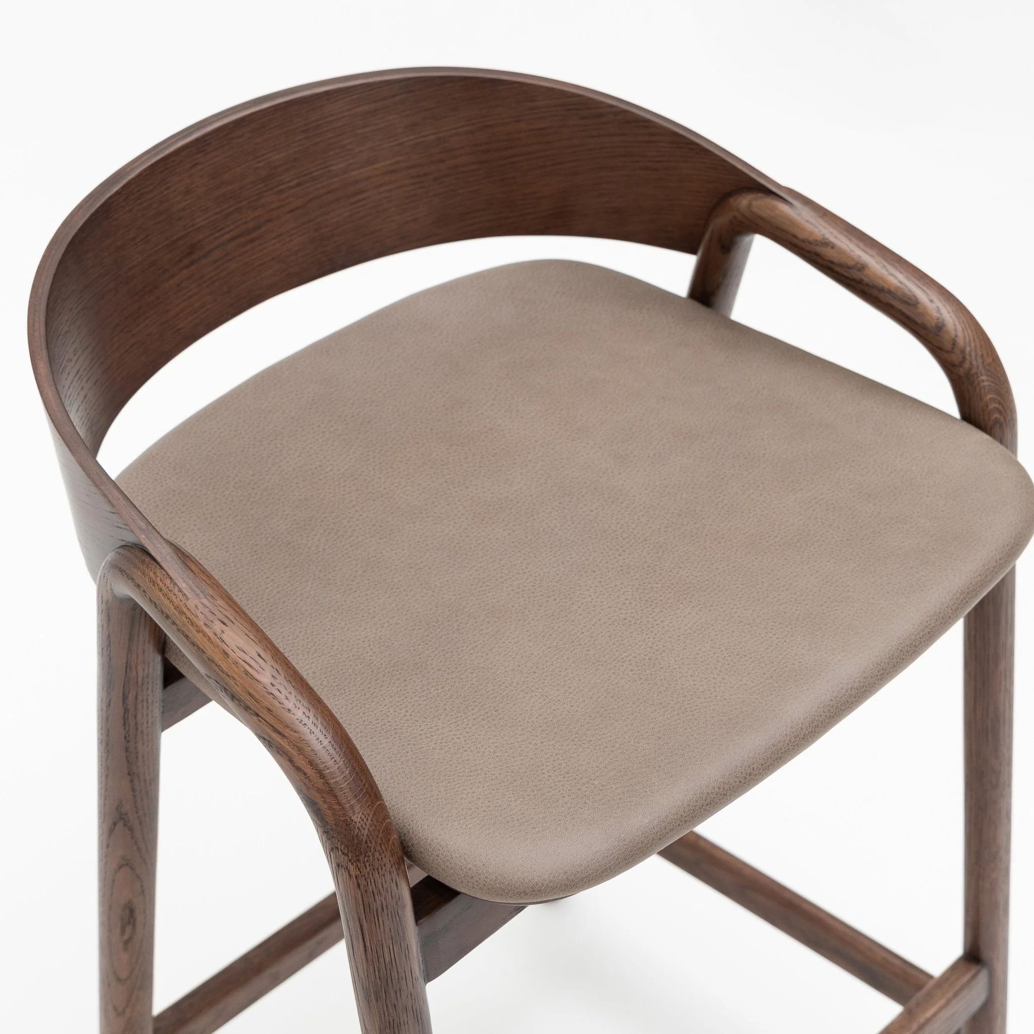 Inlay Counter Chair - Espresso Oak & Montana Anvil - Image 6