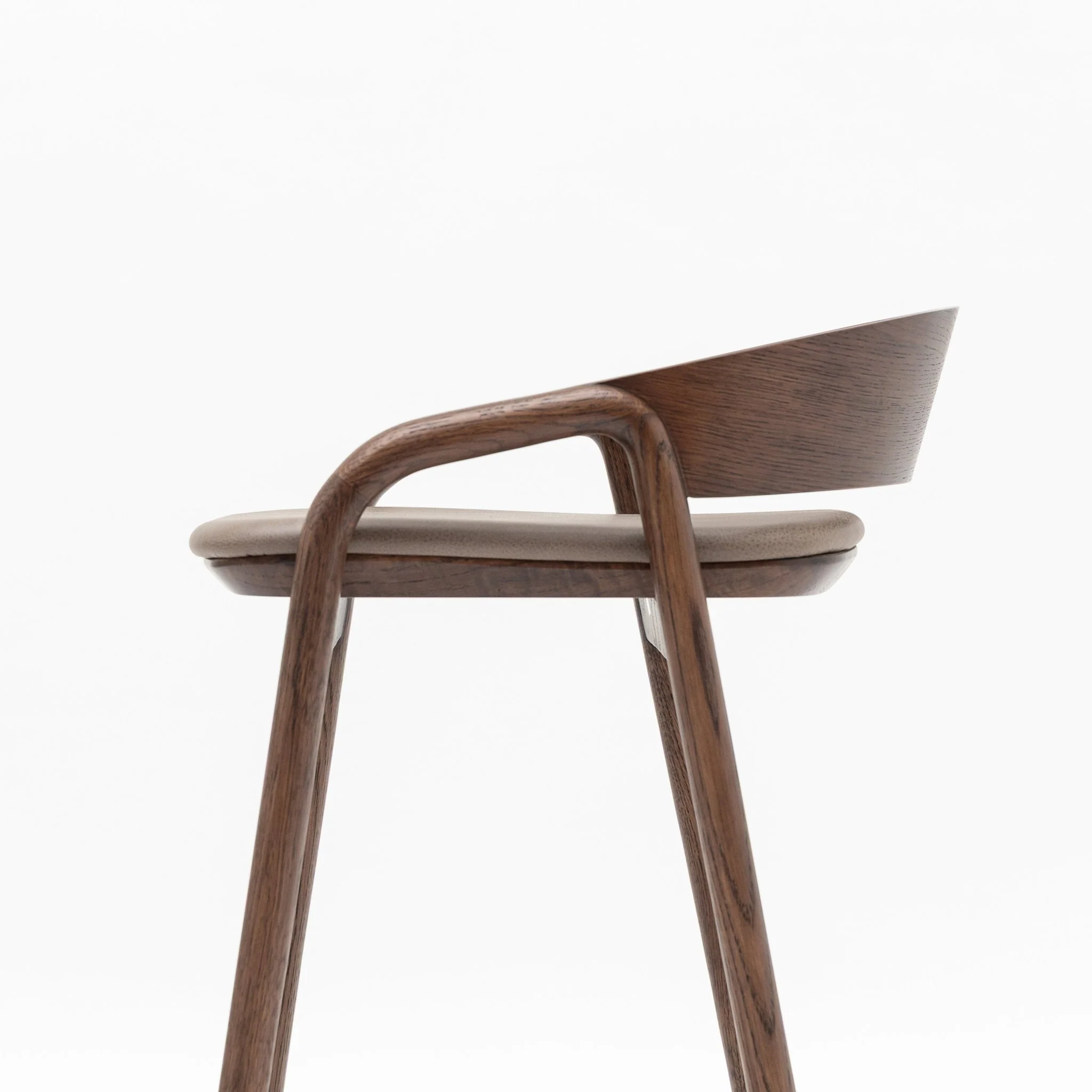 Inlay Counter Chair - Espresso Oak & Montana Anvil - Image 7