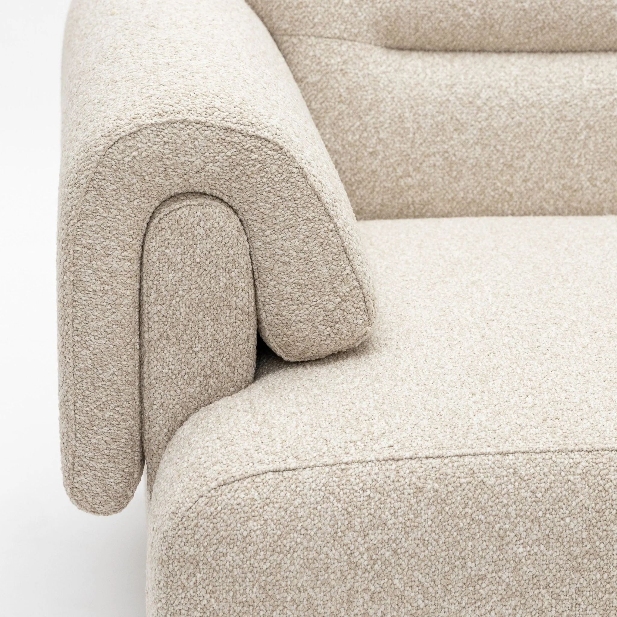 Karine 2 Seater Left Arm - Sandstone - Image 6