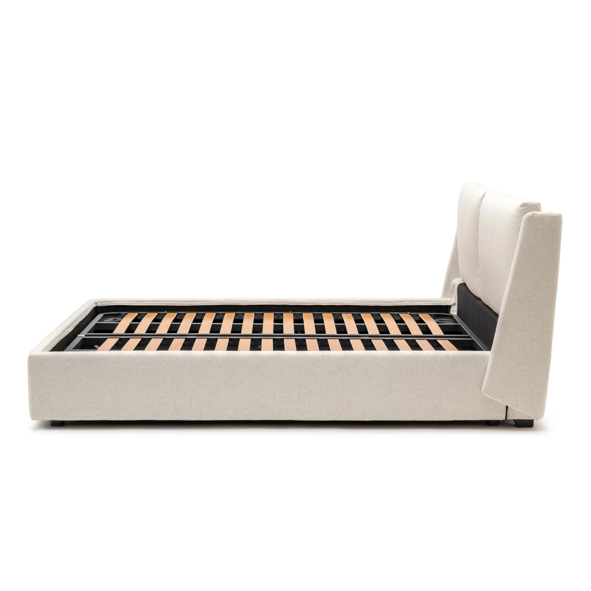 Lorenzo Bed With Storage - Beige - Image 19