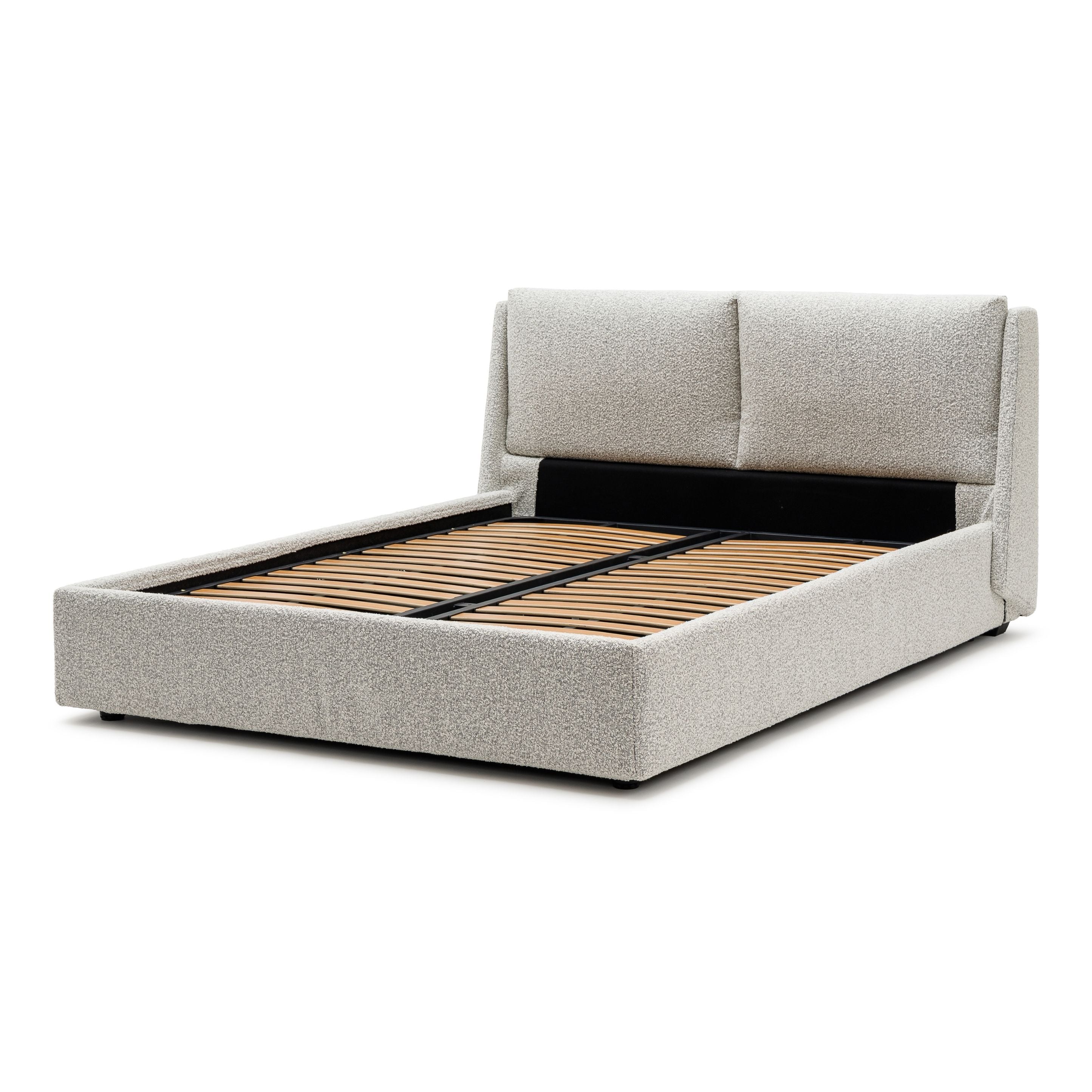 Lorenzo Bed With Storage - Salt & Pepper - Image 3