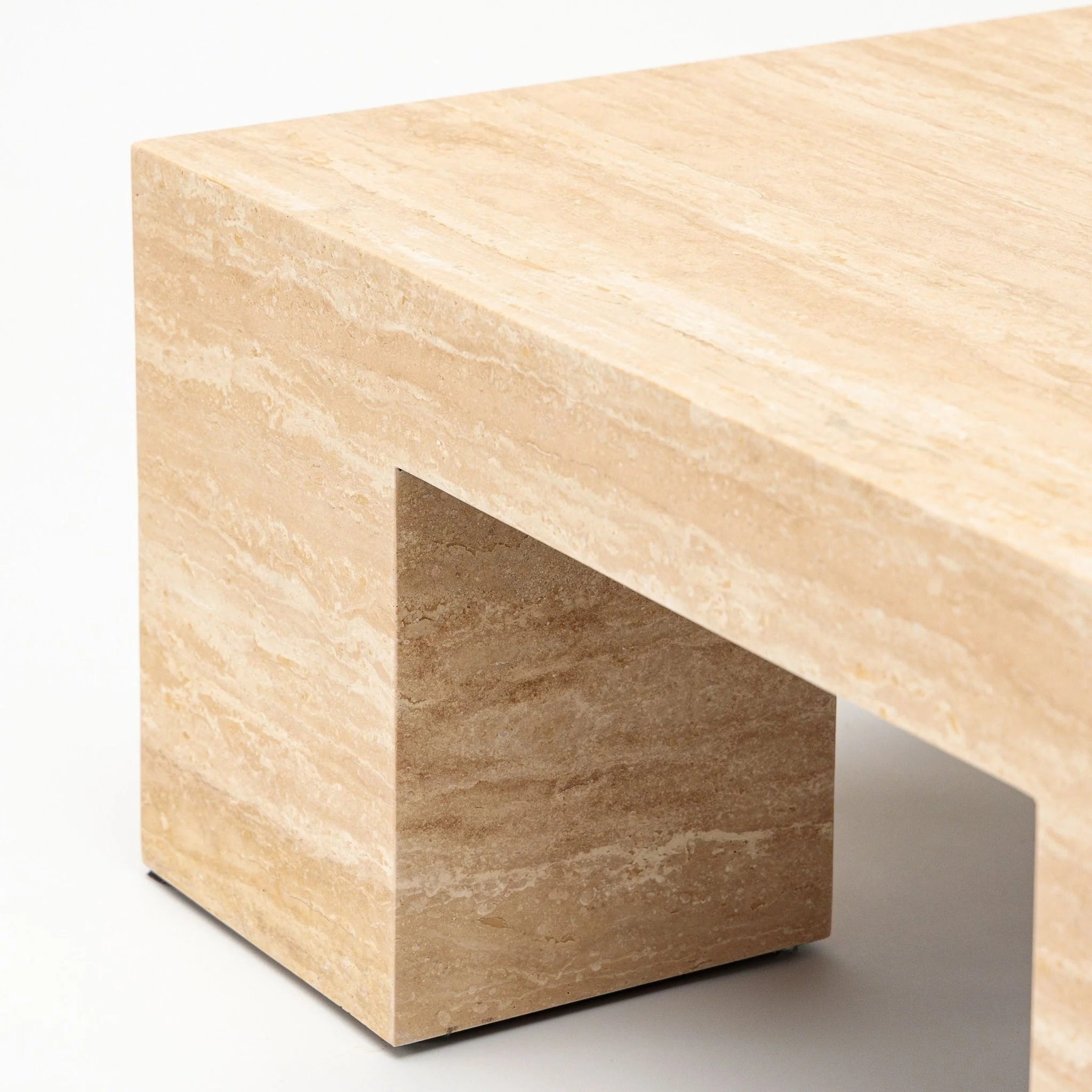 Marlowe Coffee Table - Travertine - Image 6
