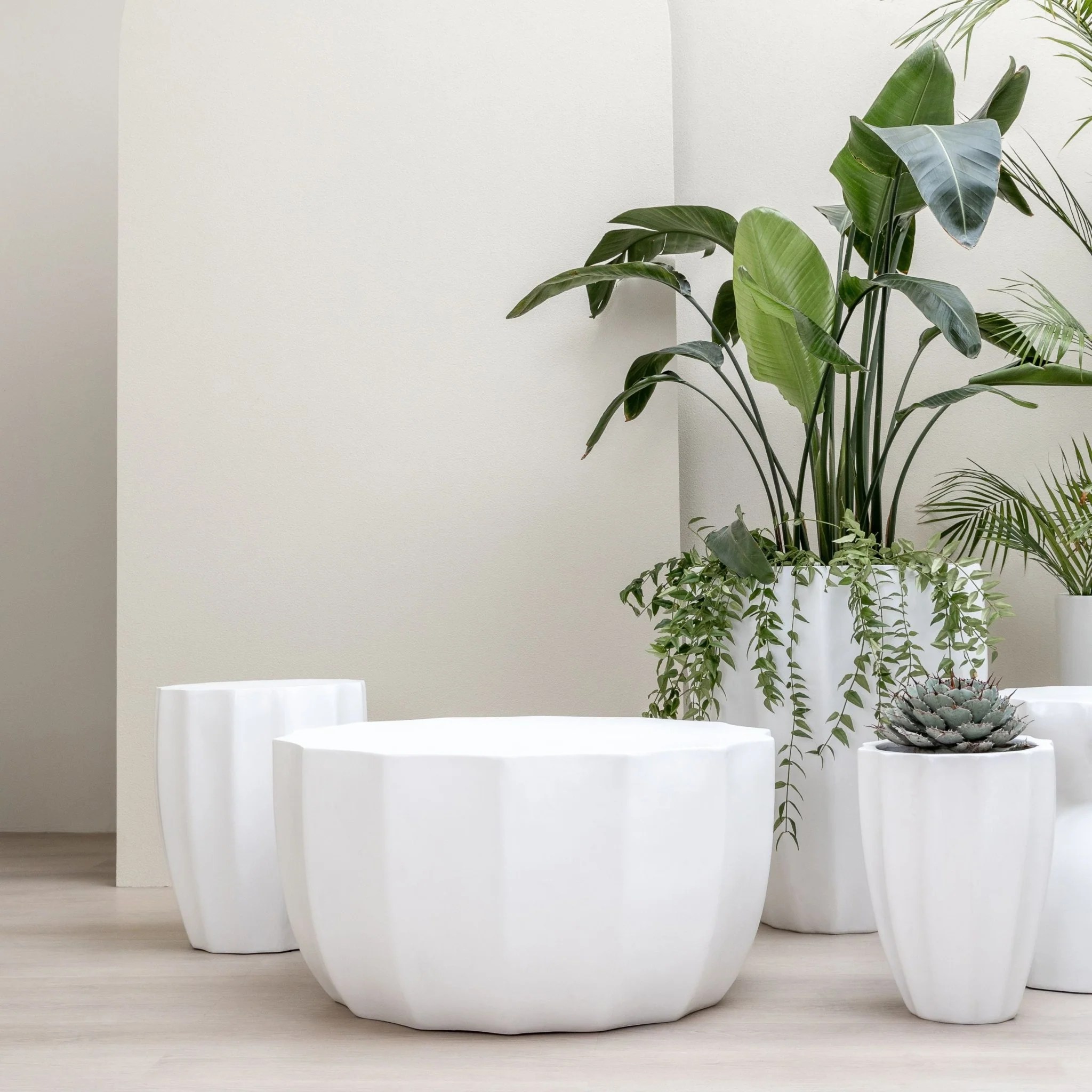 Maven Planter Set Of 3 - Chalk - Image 8