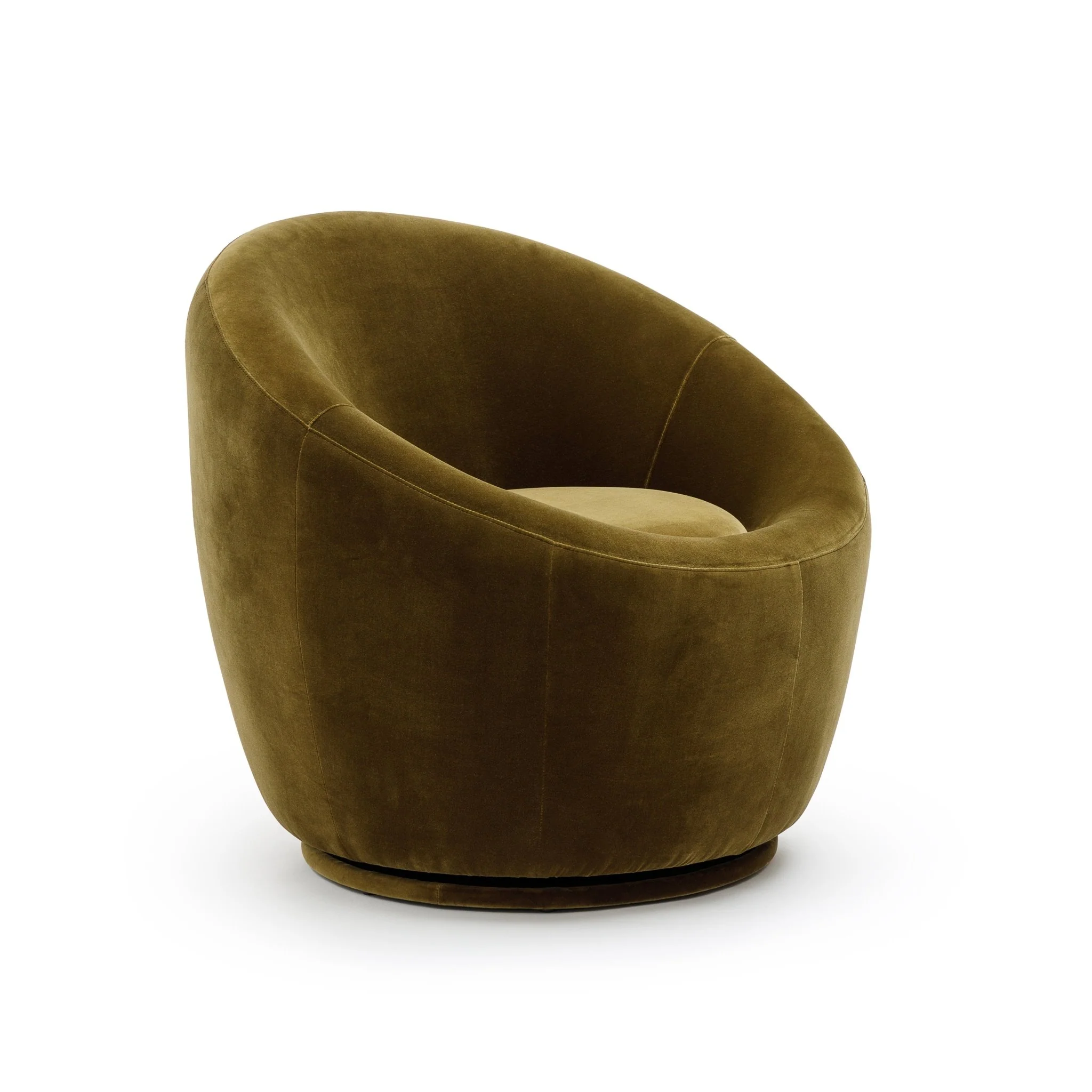 Meg Swivel Chair - Moss