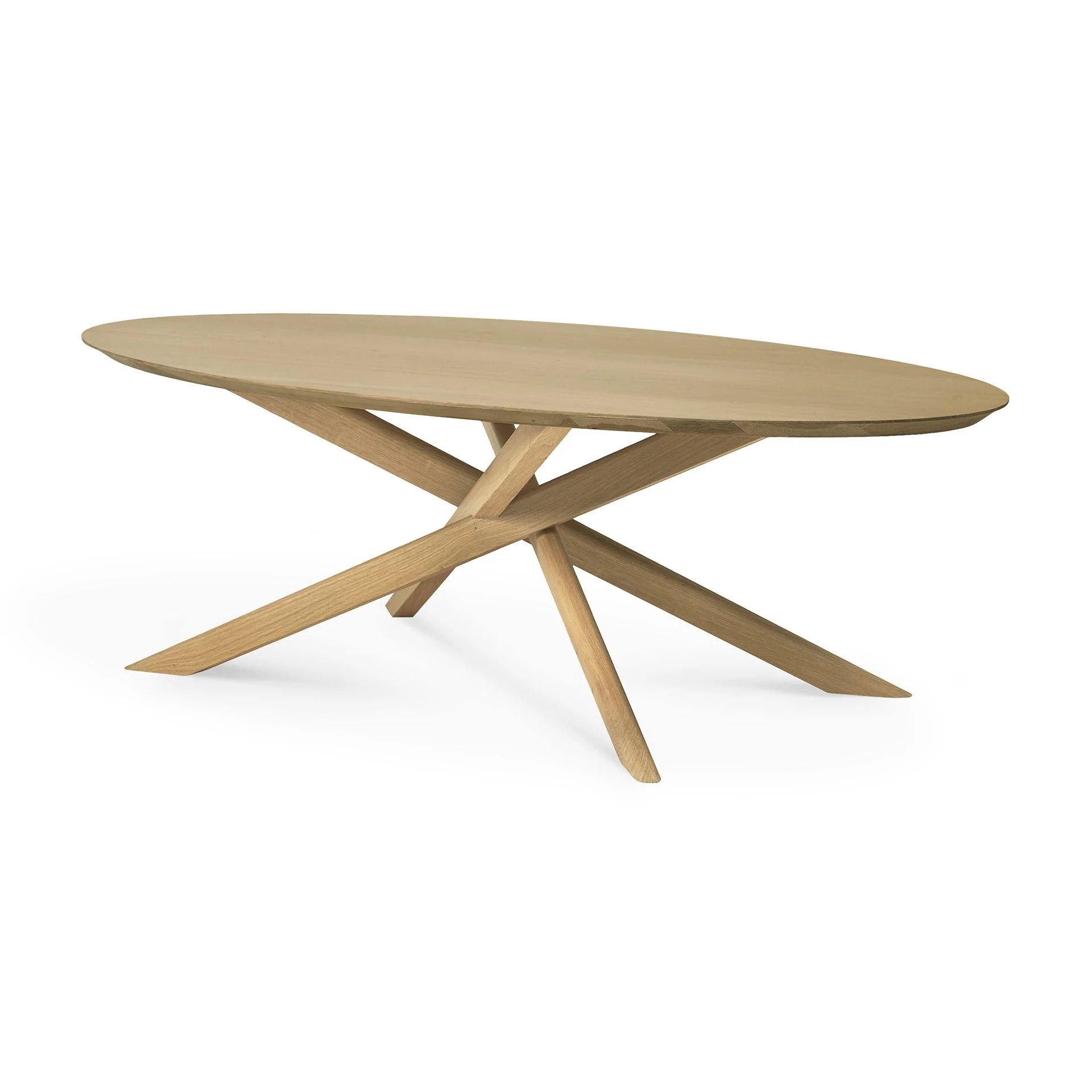 Mikado Oval Dining Table - Oak - Image 3
