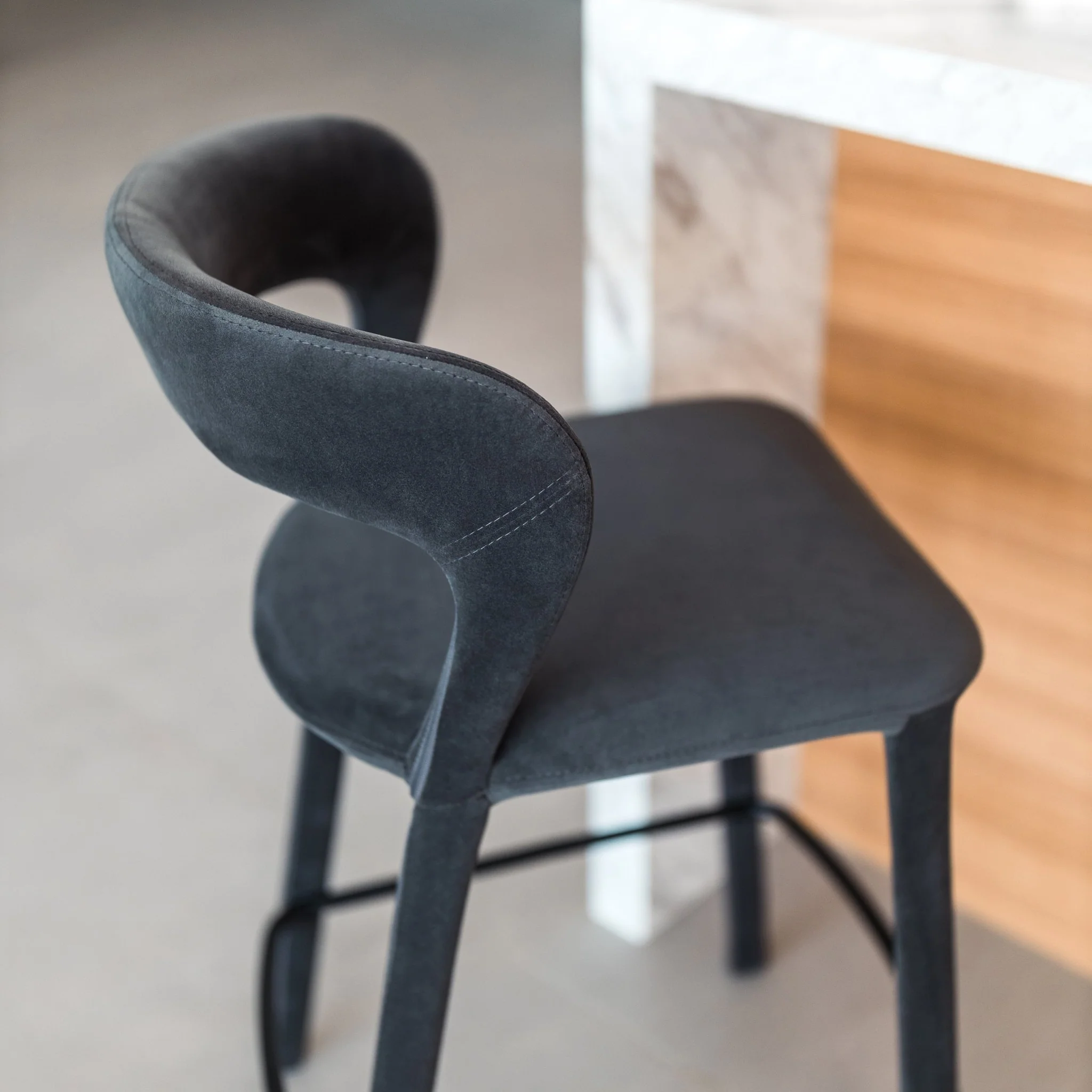 Monaco Counter Chair - Charcoal - Image 10