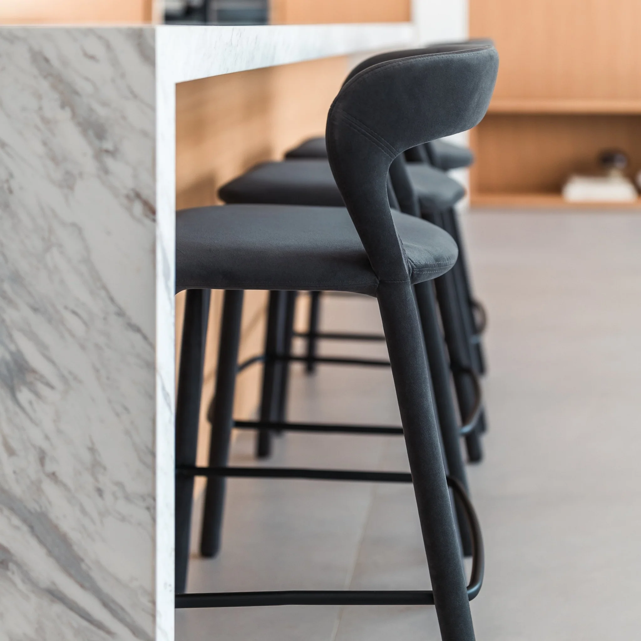 Monaco Counter Chair - Charcoal - Image 7