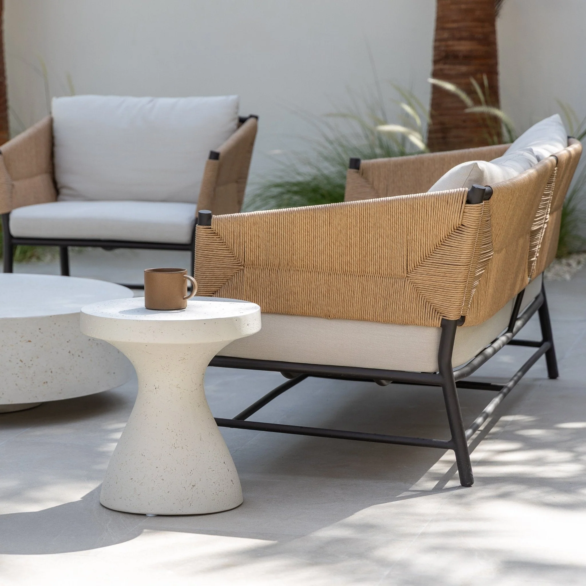 Myco Side Table - Ivory - Image 2