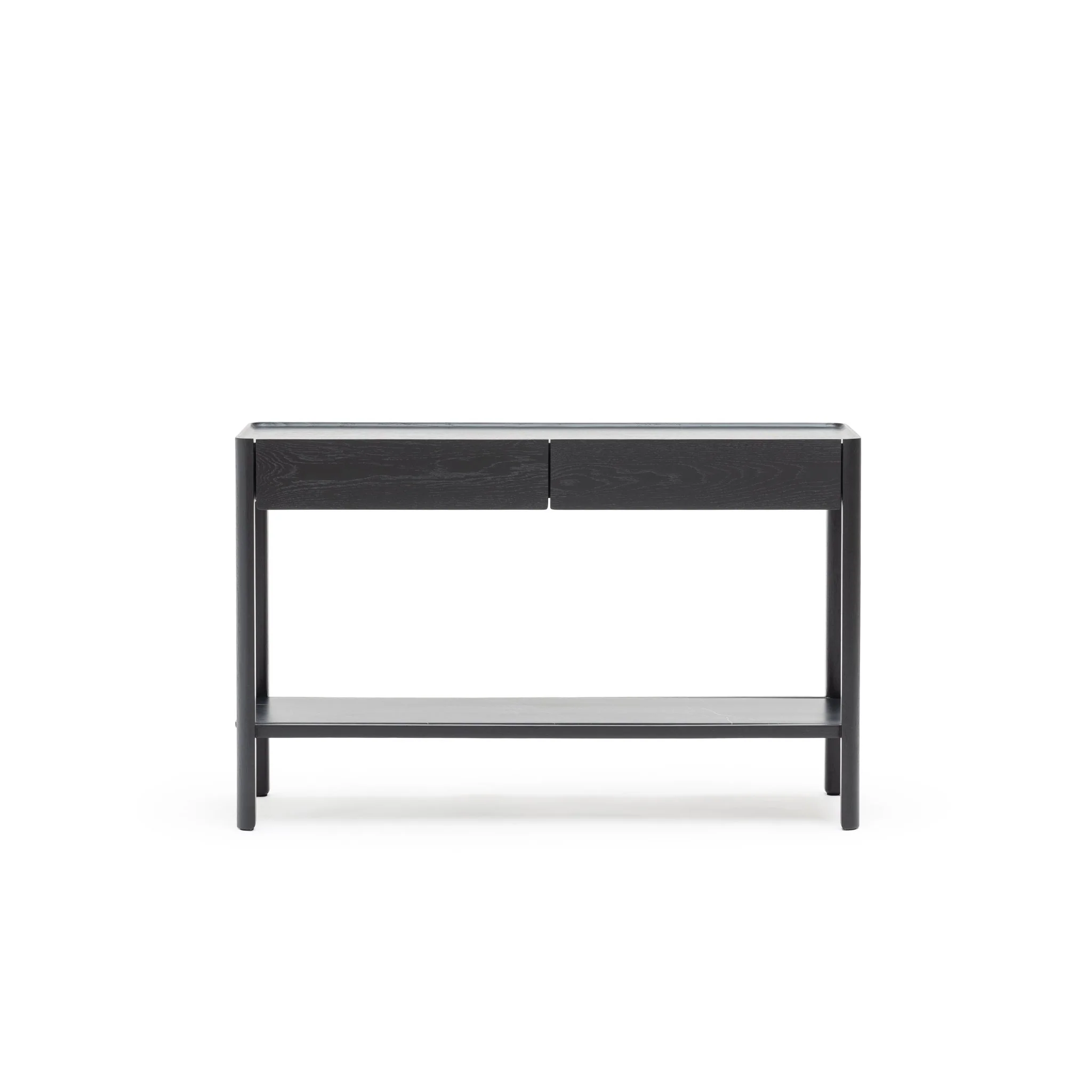 Nell Console - Black Oak & Nero Marquina