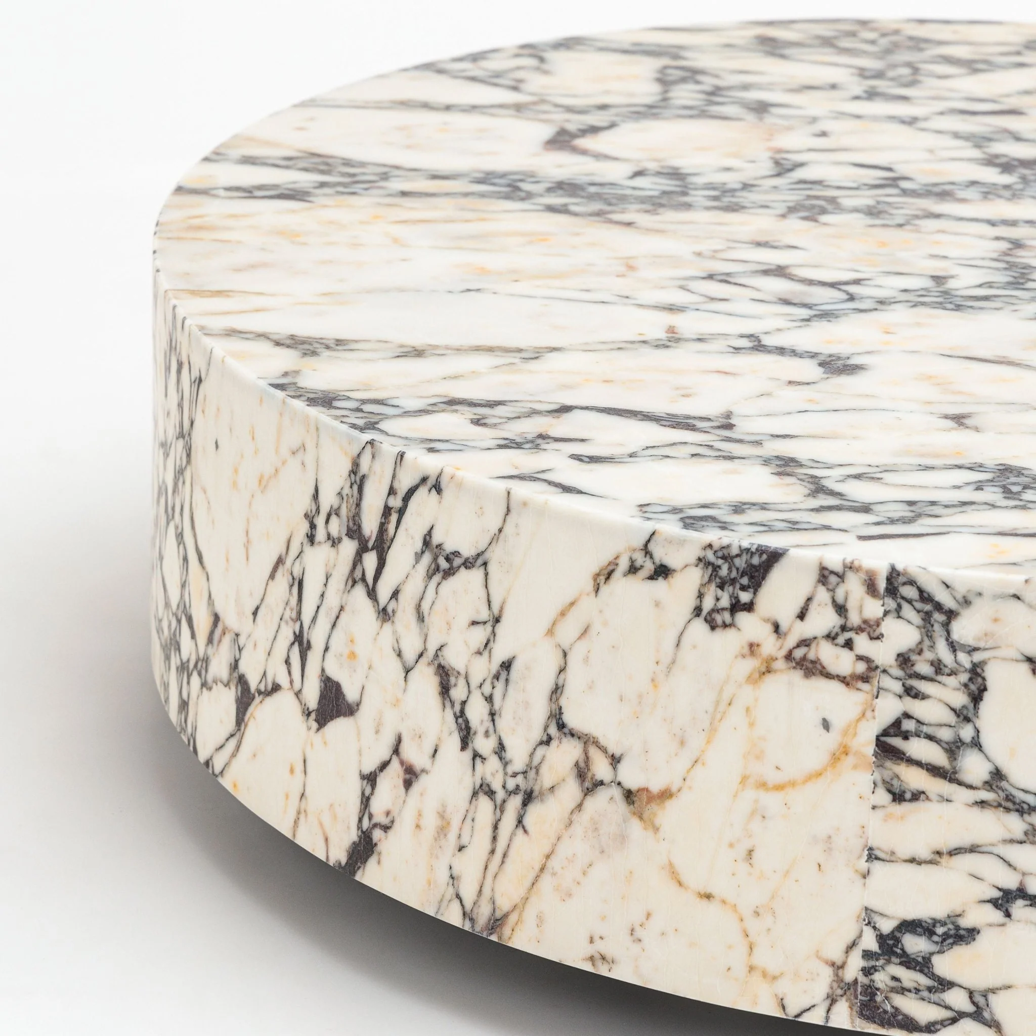 Nuba Round Coffee Table - Calacatta Viola - Image 14