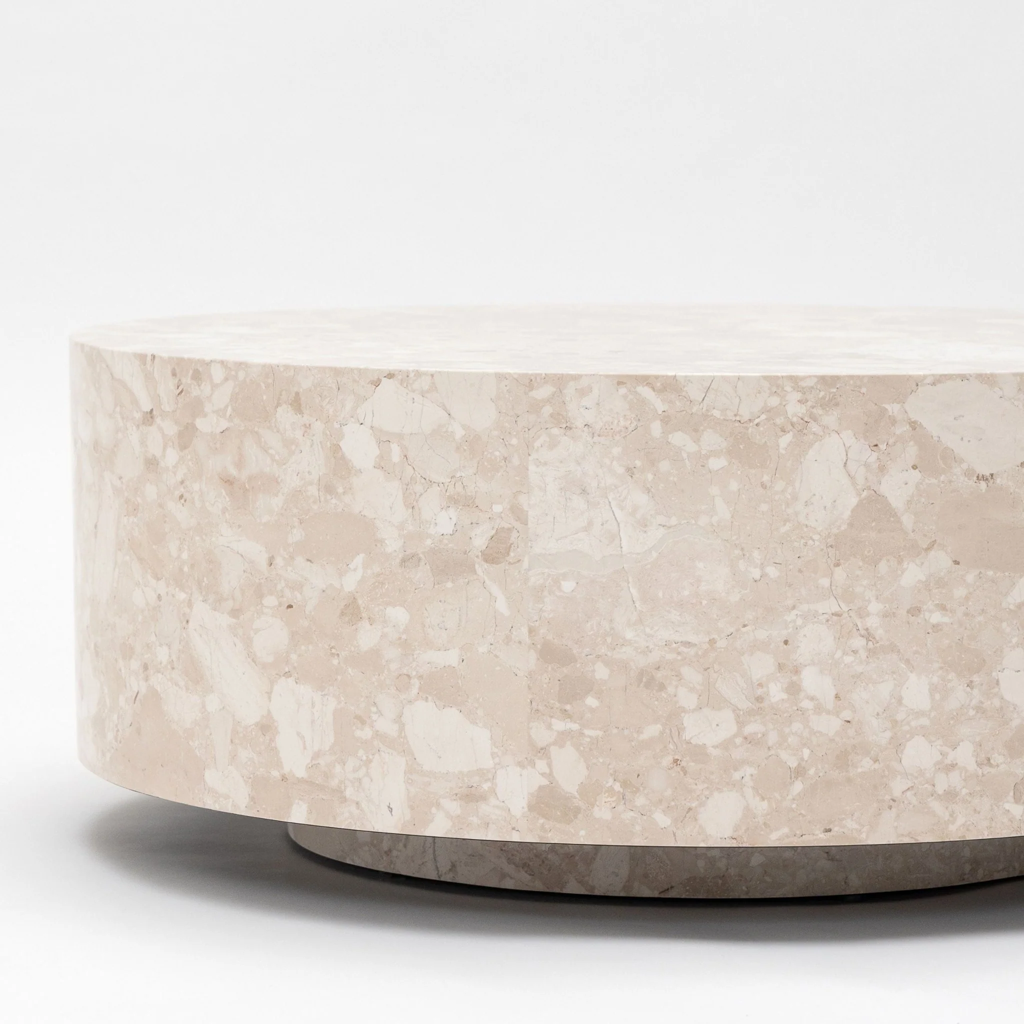 Nuba Round Coffee Table - Kunis Breccia Marble - Image 6