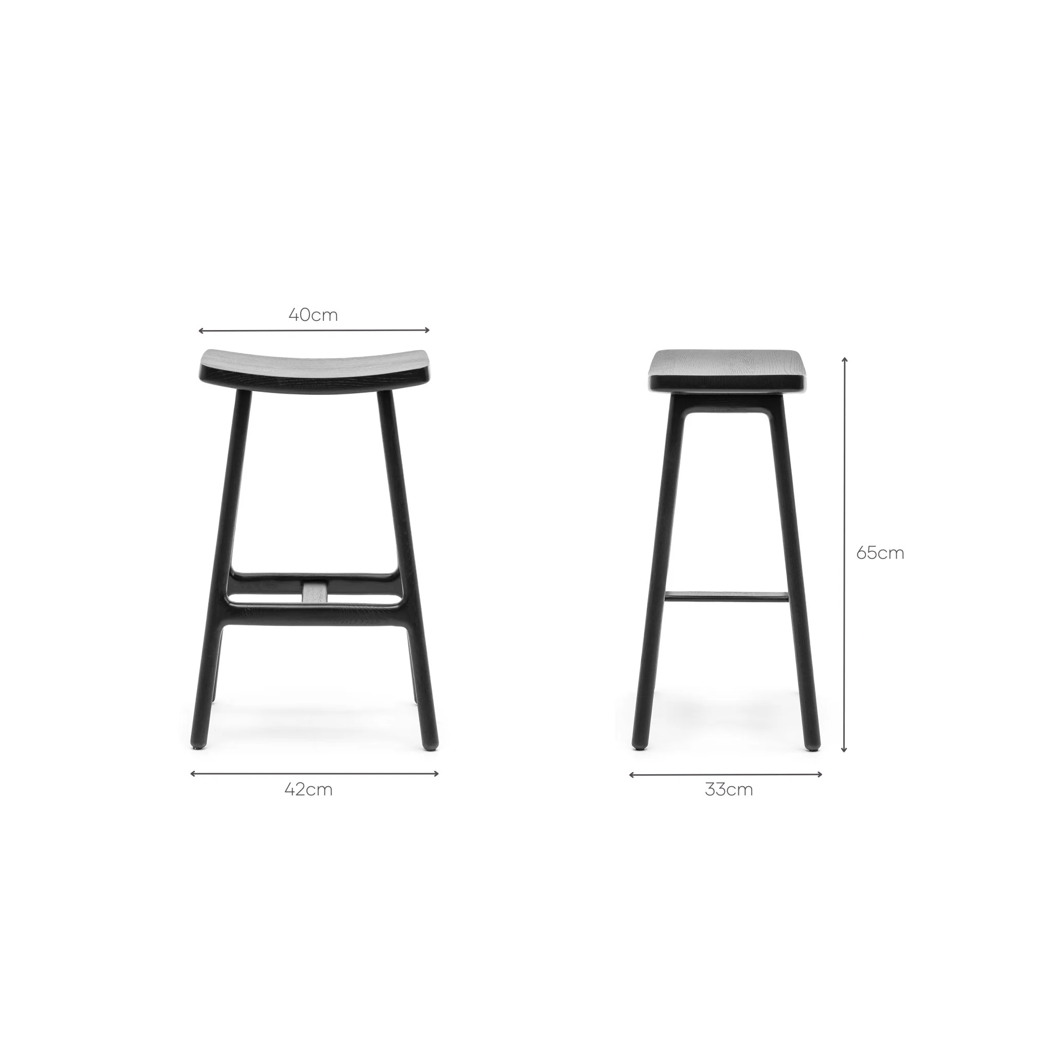 Odd Counter Stool - Black Oak - Image 10