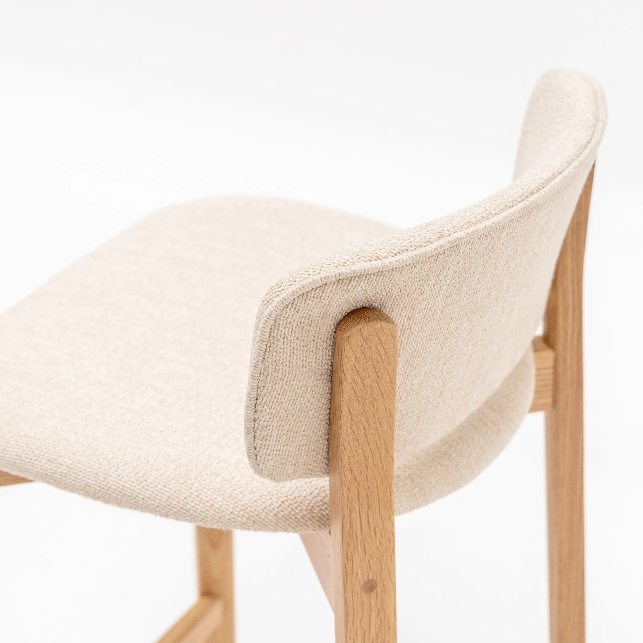 Pinta Counter Chair - Light Oak & Vanilla - Image 8
