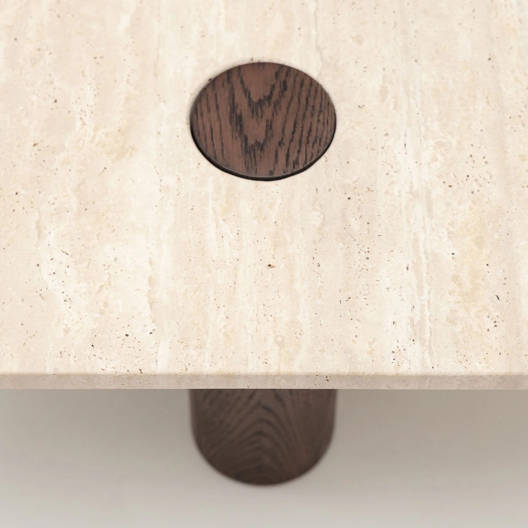 Pivot Coffee Table - Espresso Oak & Travertine - Image 9