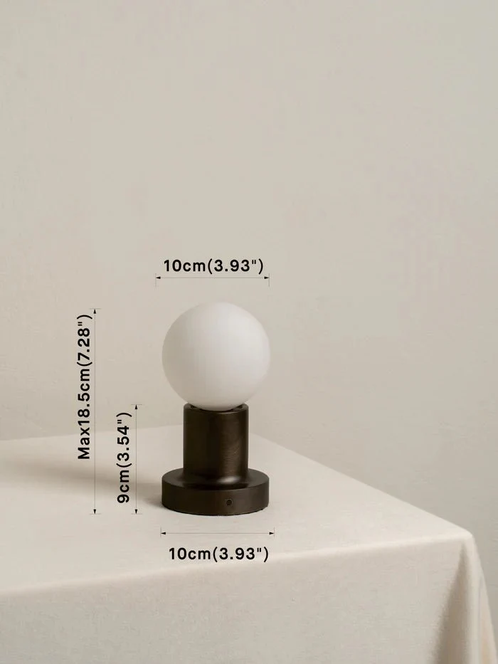 Porta - Bronze And Opal Rechargeable Table Lamp - Image 6