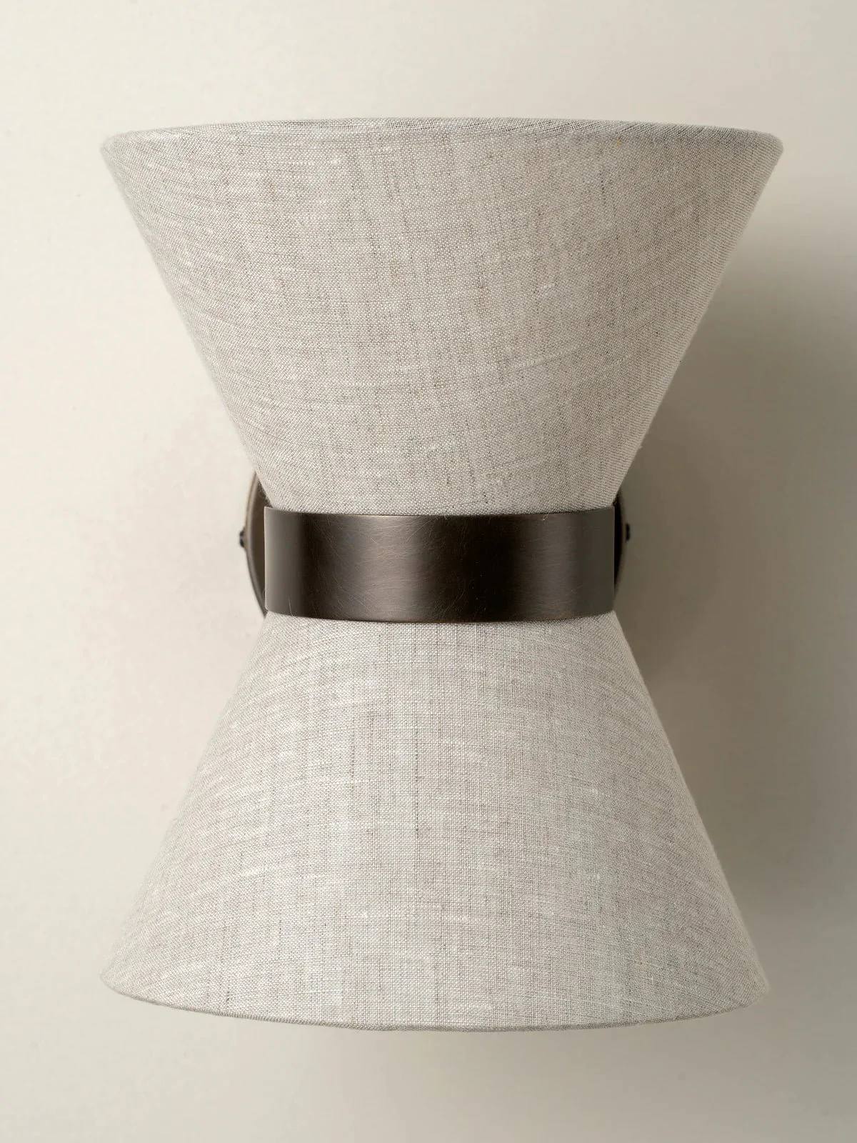 Renwick - Linen & Bronze Wall Light - Image 4