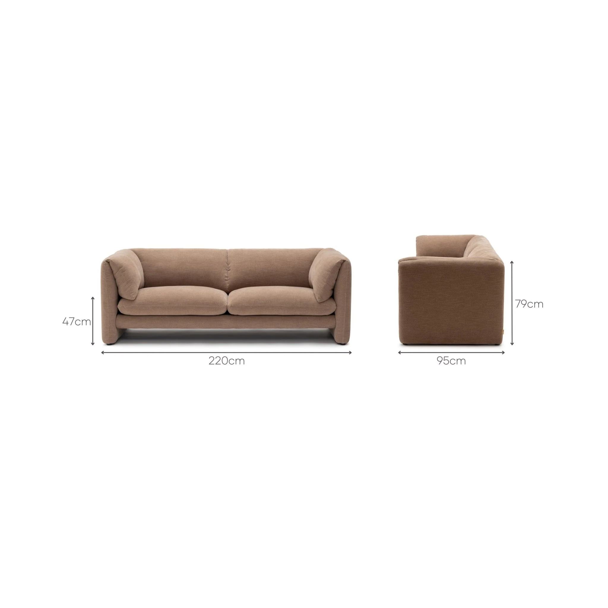 Replay Sofa - Fawn - Image 32