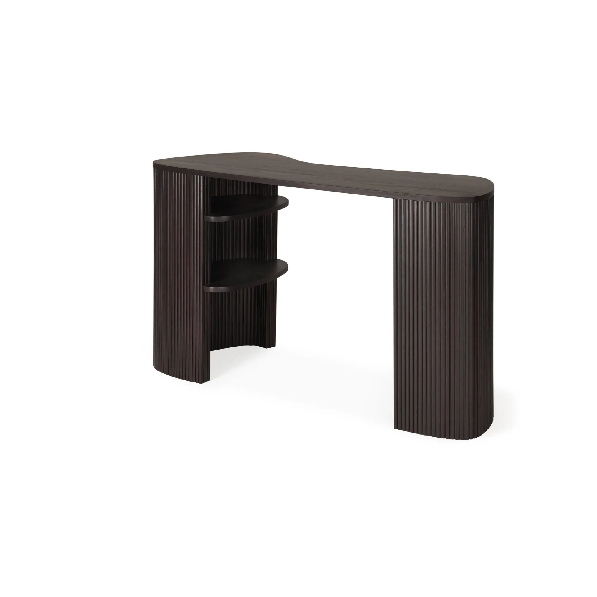 Roller Max Desk - Mahogany Dark Brown - Image 3