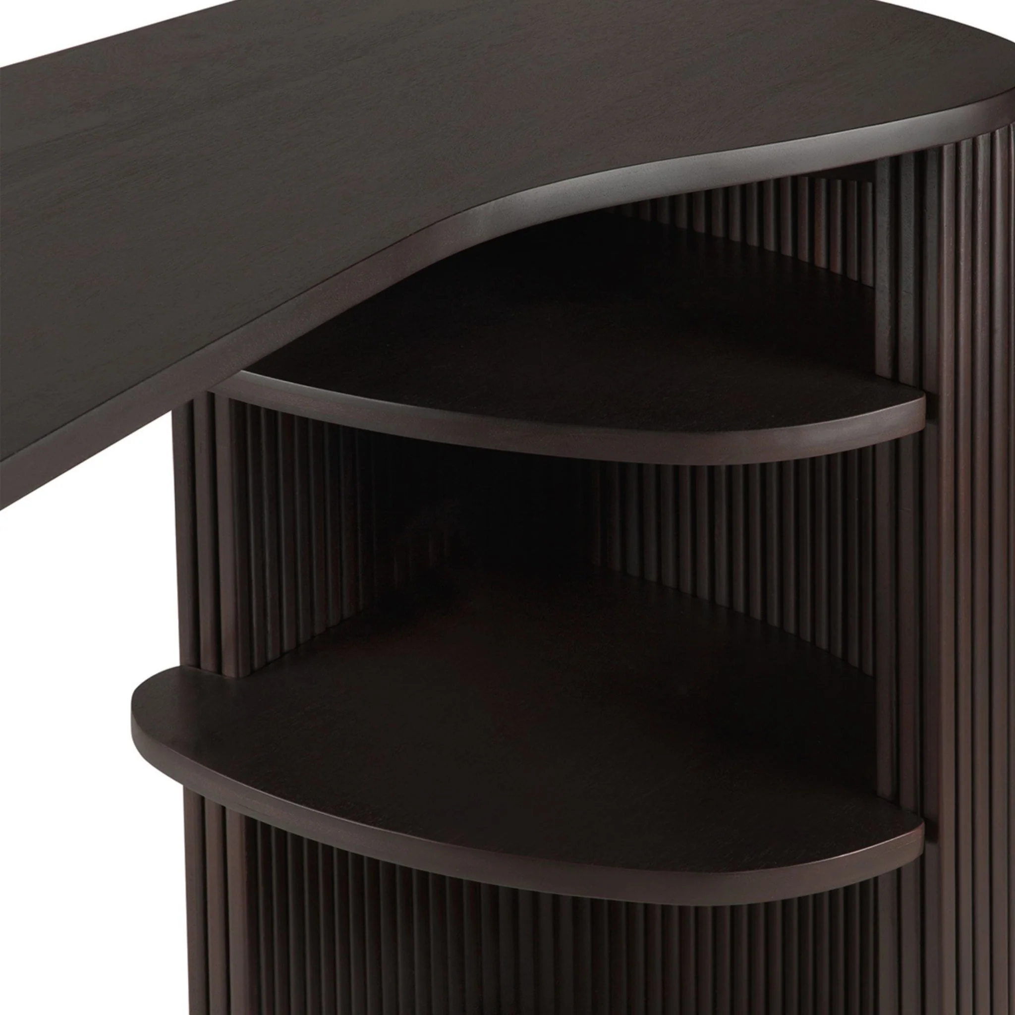 Roller Max Desk - Mahogany Dark Brown - Image 4
