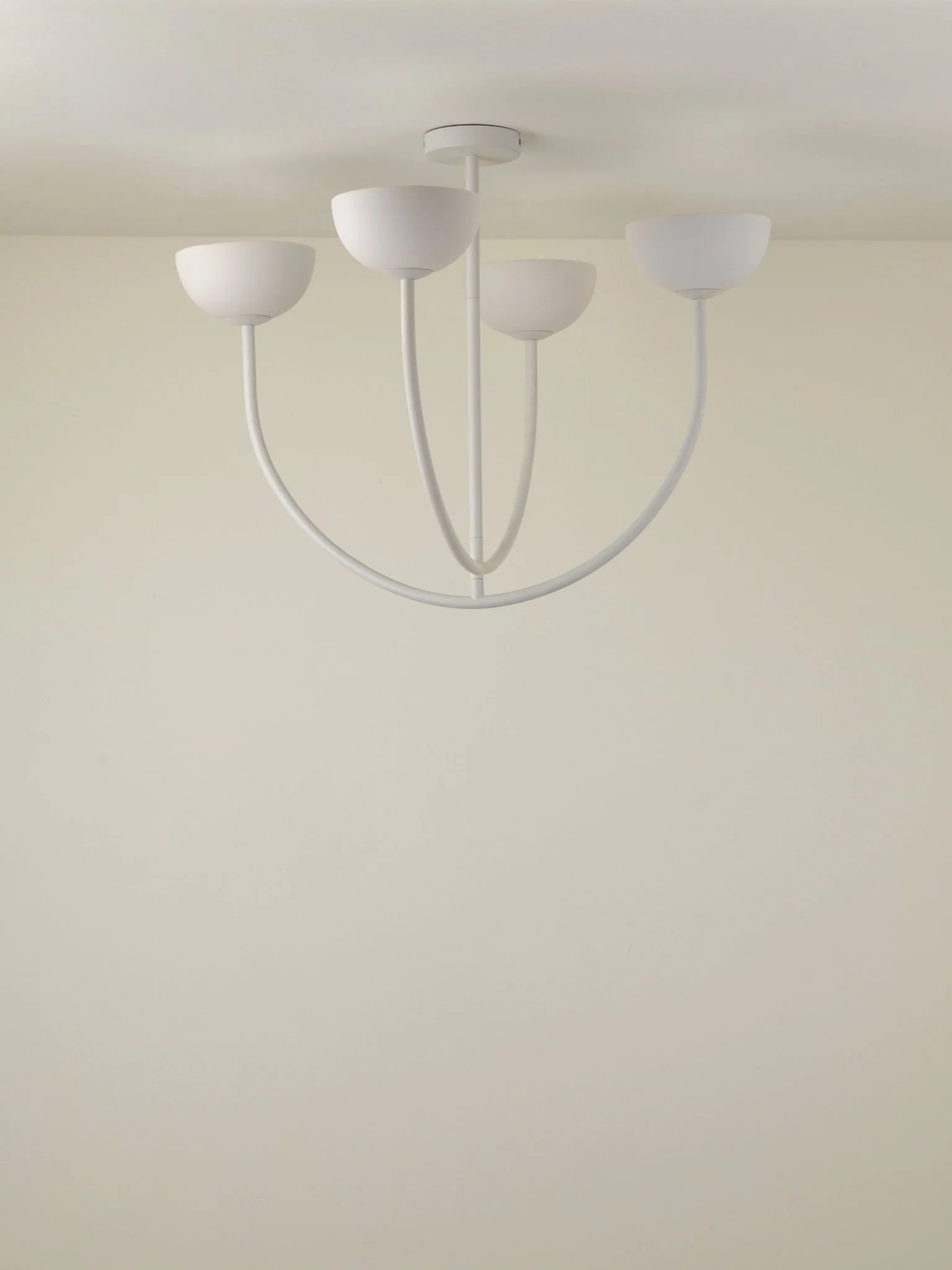 Ruzo - 4 Light Matt Warm White And White Porcelain Ceiling Pendant - Image 5