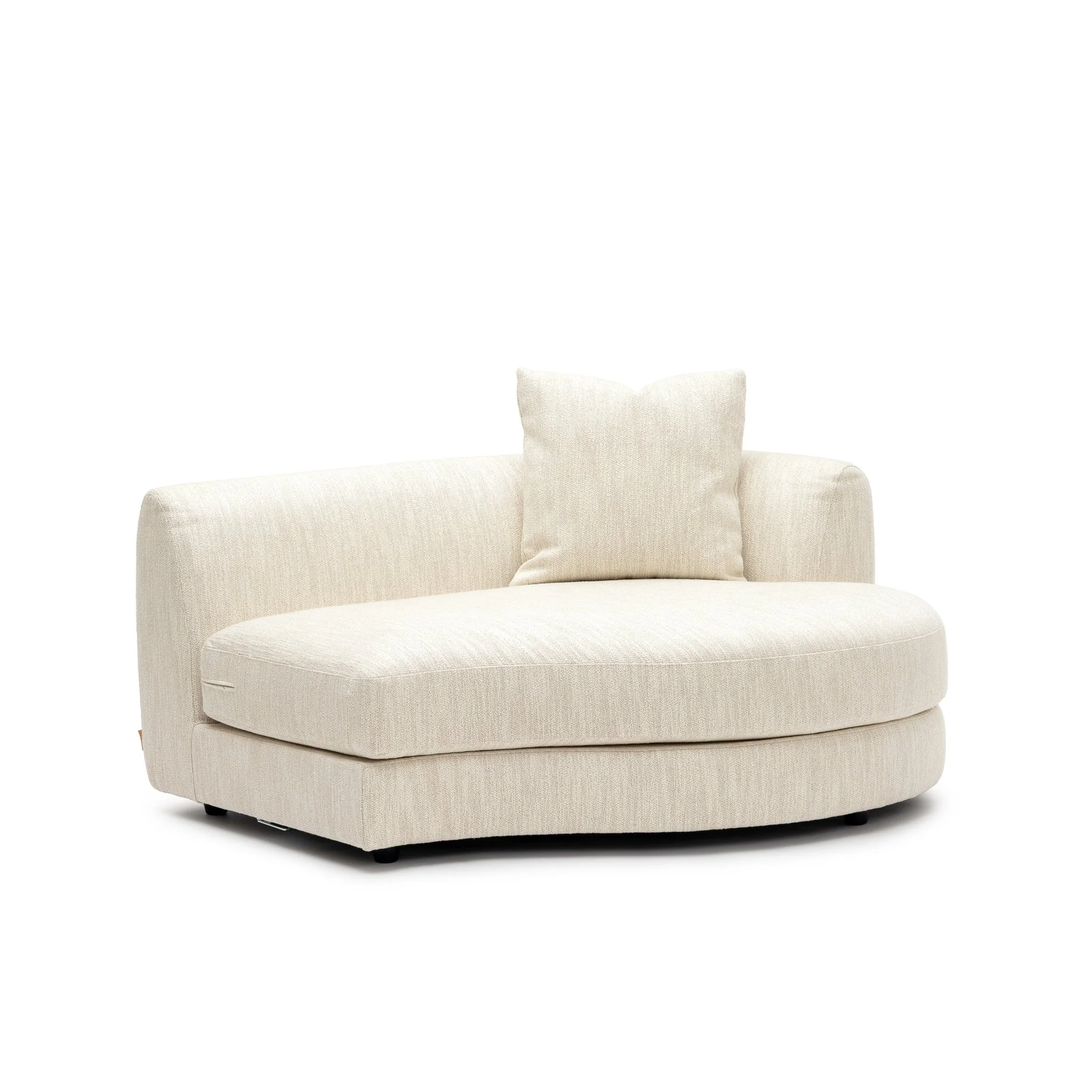 Sandro Right Chaise - Almond - Image 2