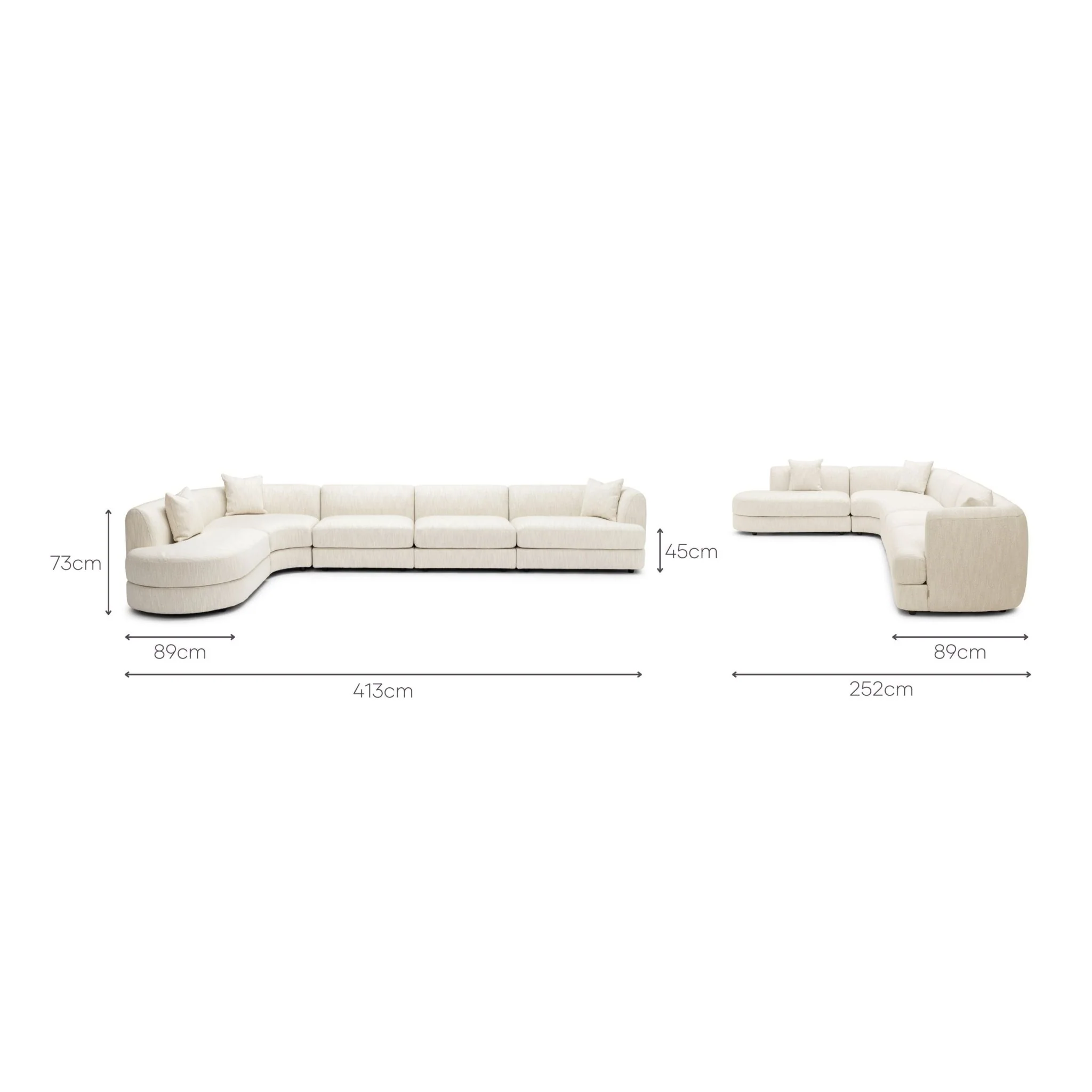 Sandro Sofa - Almond L12 - Image 16