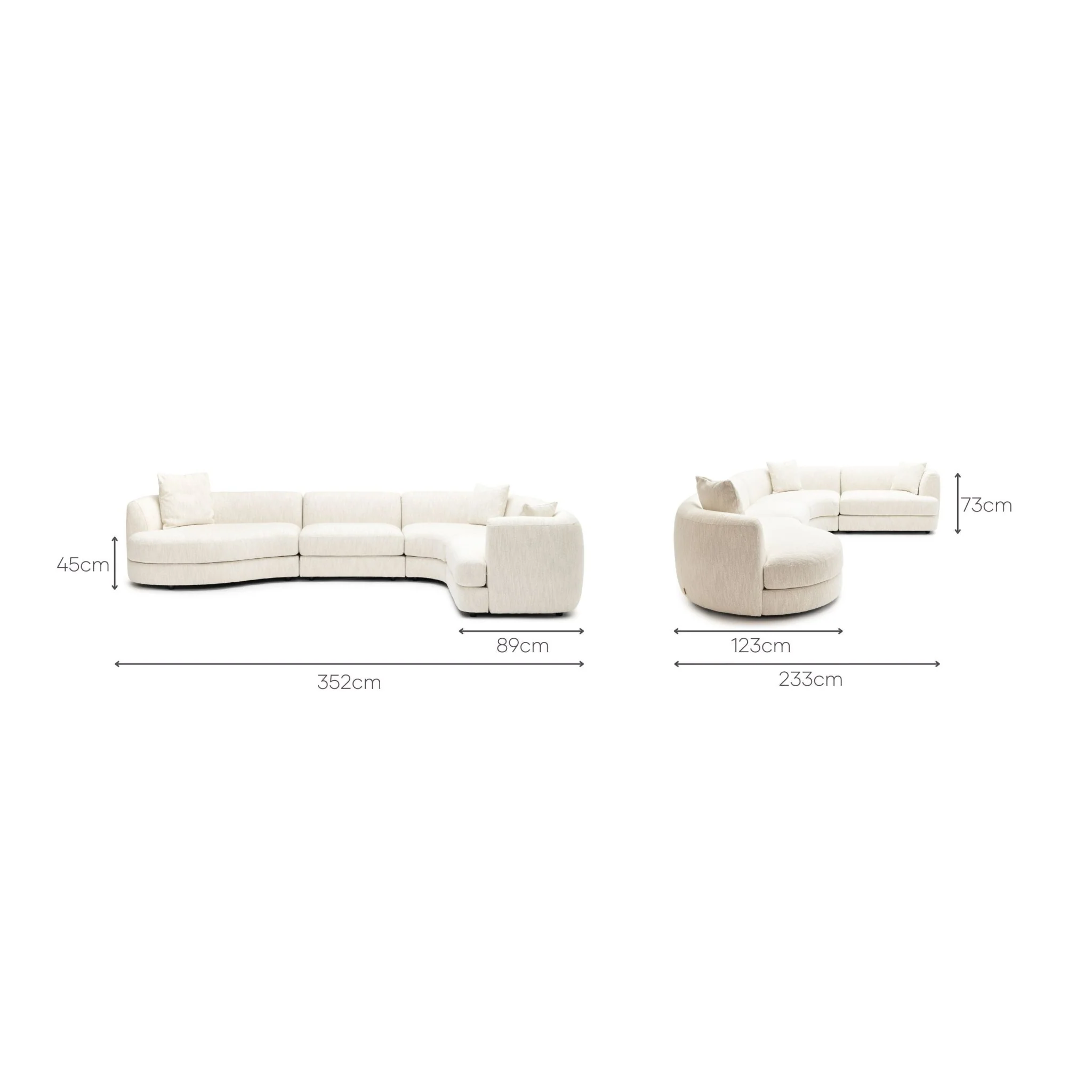 Sandro Sofa - Almond L14 - Image 16