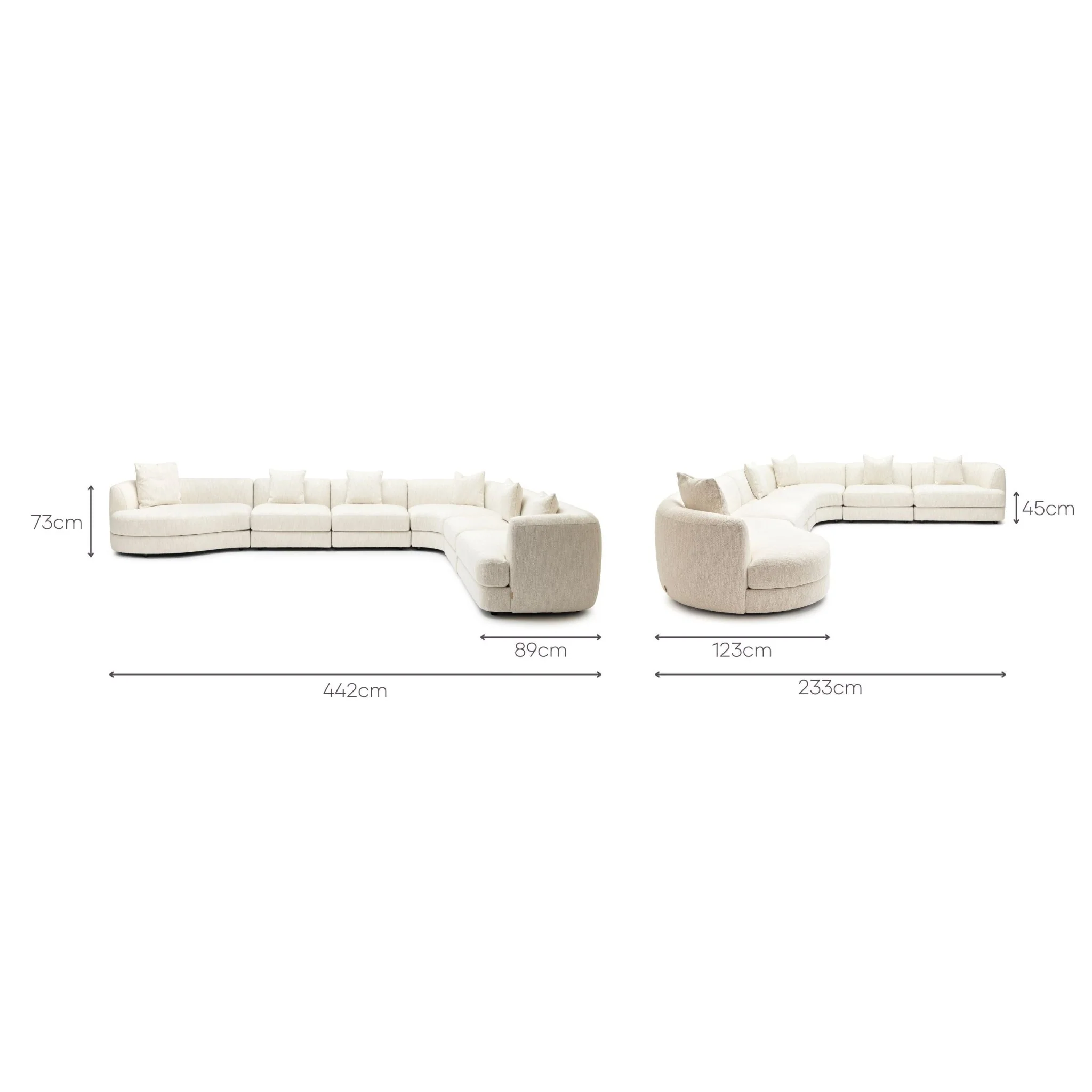 Sandro Sofa - Almond L19 - Image 7