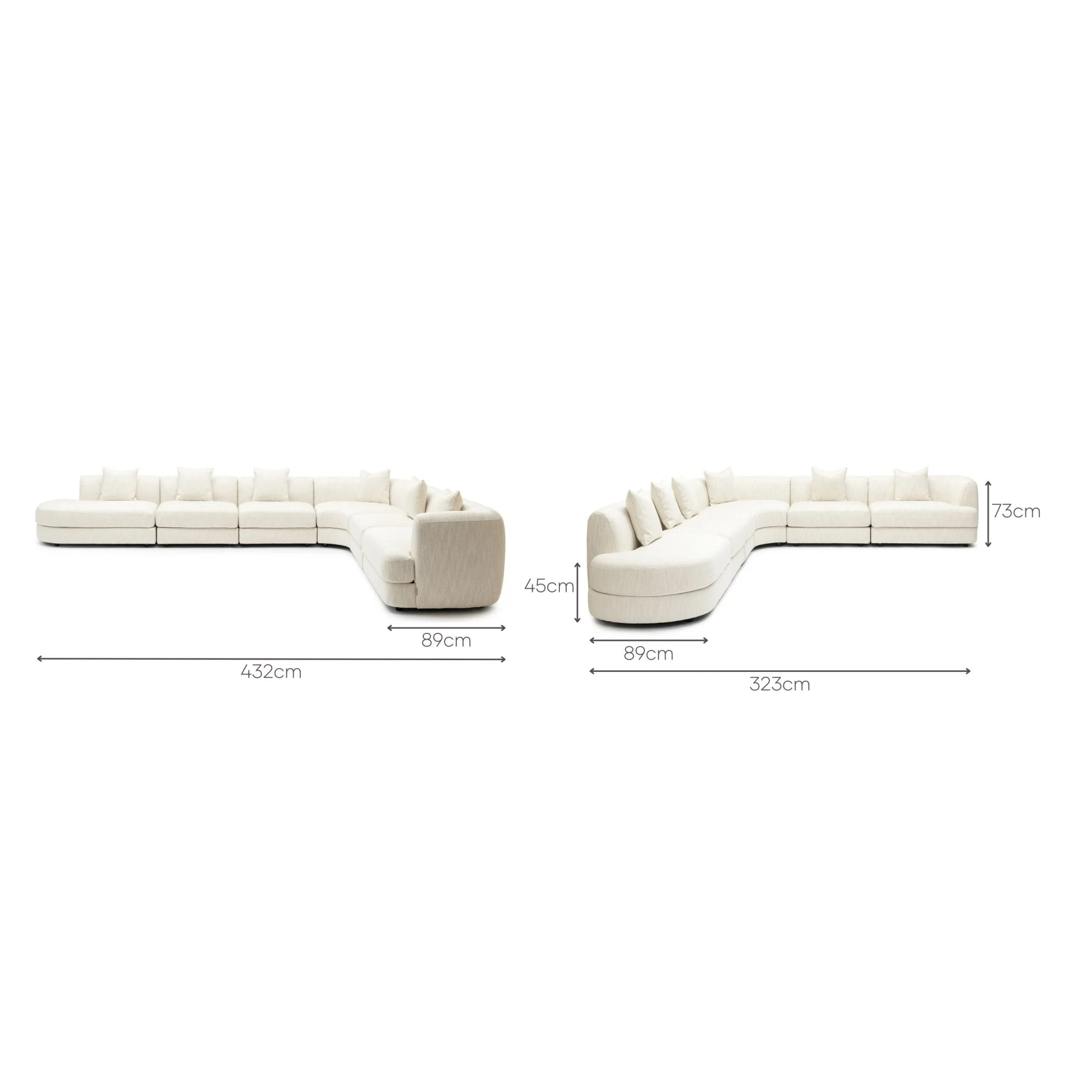 Sandro Sofa - Almond L20 - Image 16