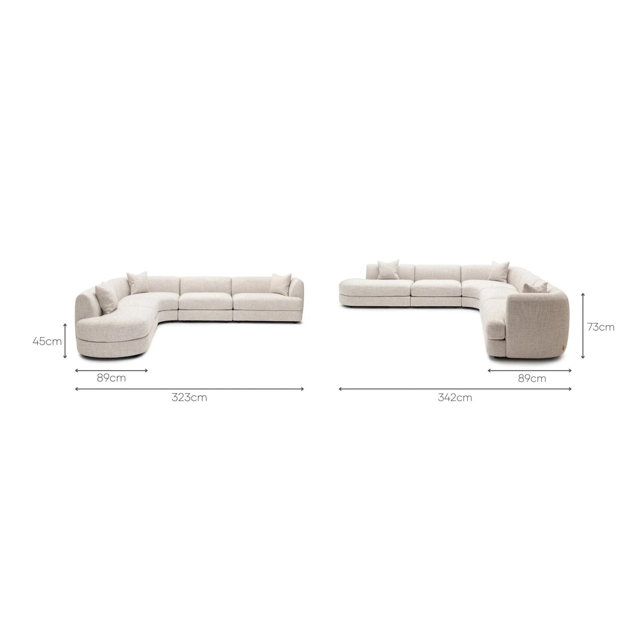 Sandro Sofa - Fog L10 - Image 8