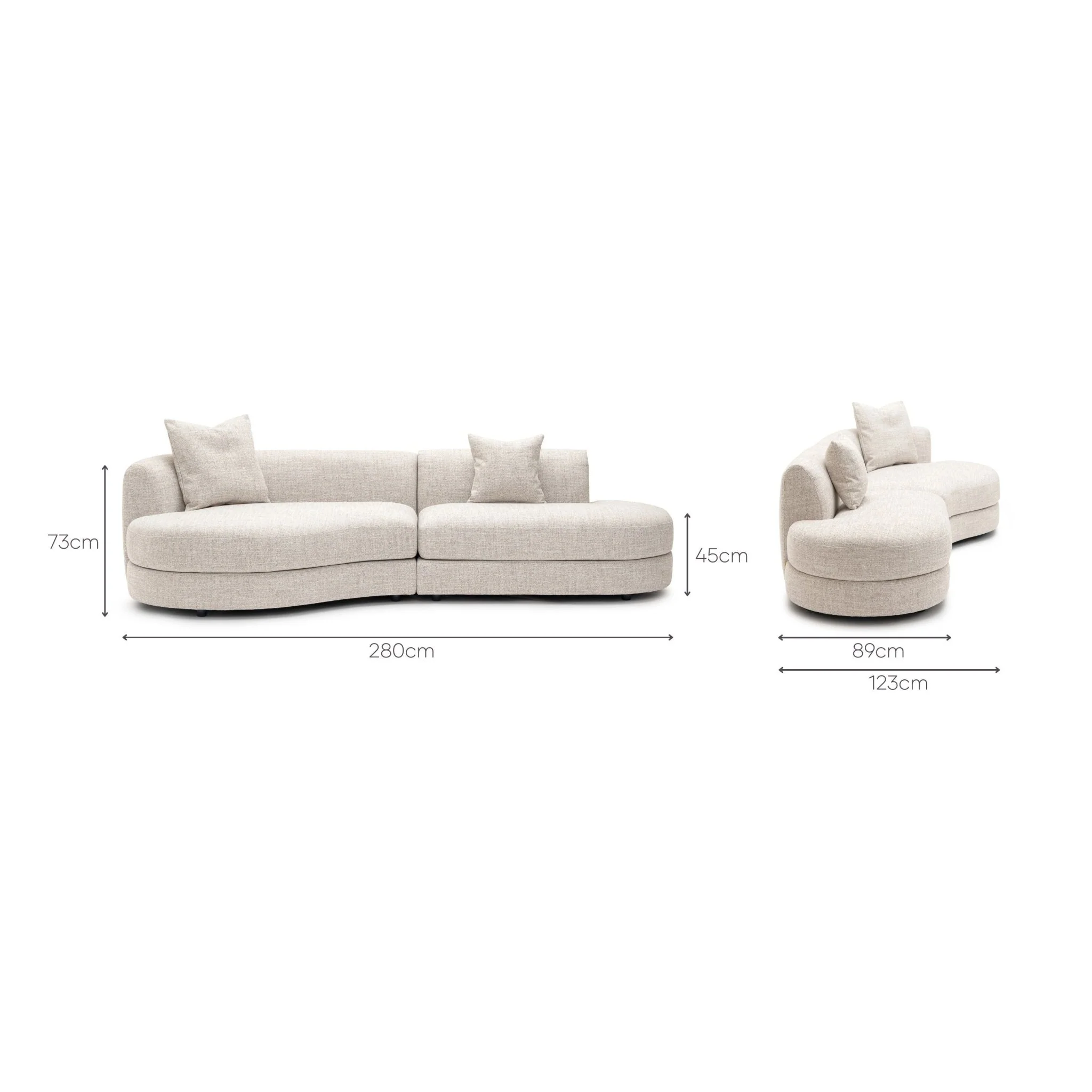 Sandro Sofa - Fog L21 - Image 8